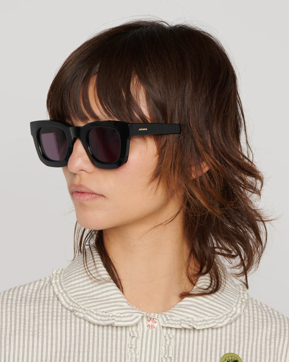 Elia Post Modern Primitive Eye Protection - Black Sparkle - Image 2