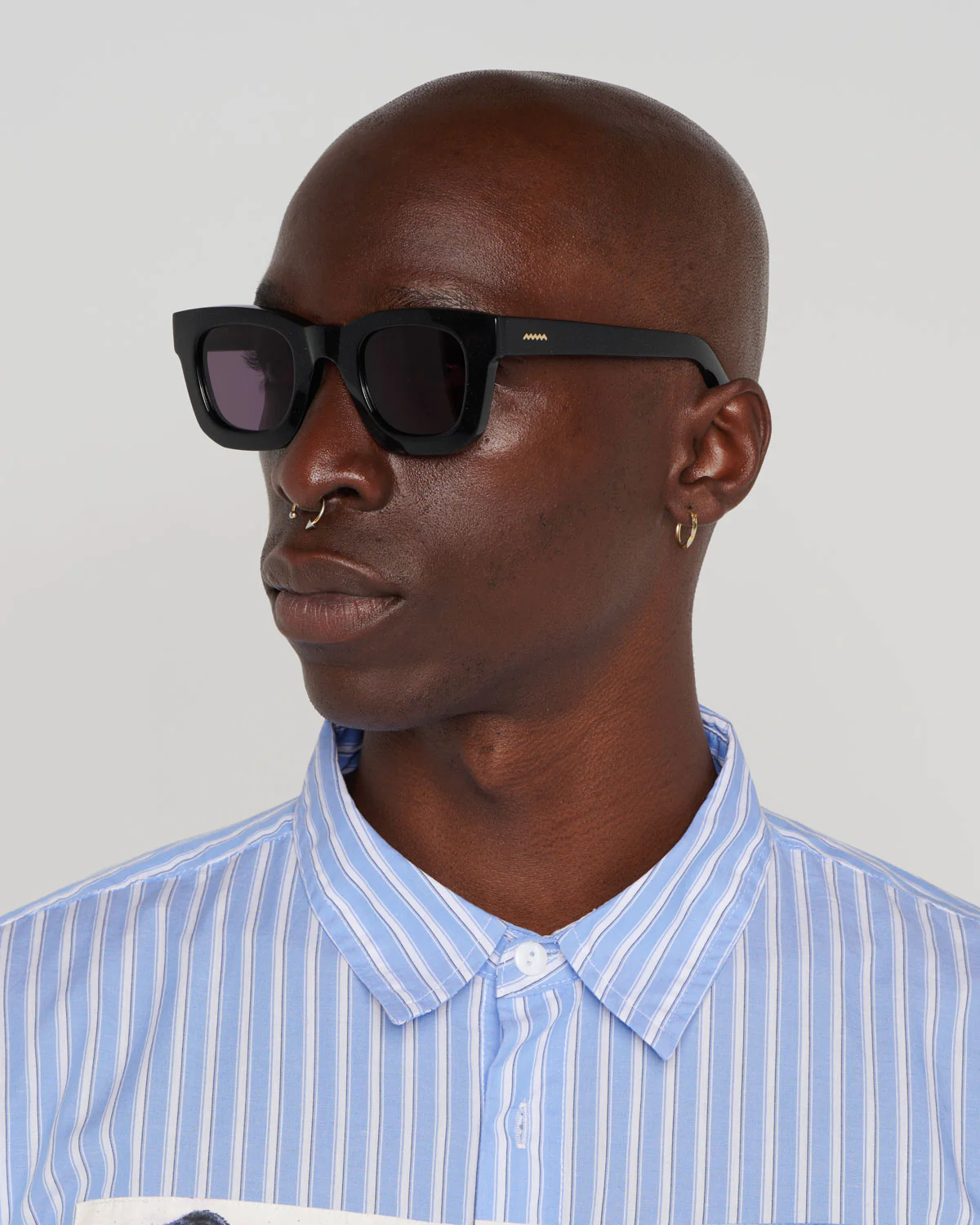 Elia Post Modern Primitive Eye Protection - Black Sparkle - Image 4