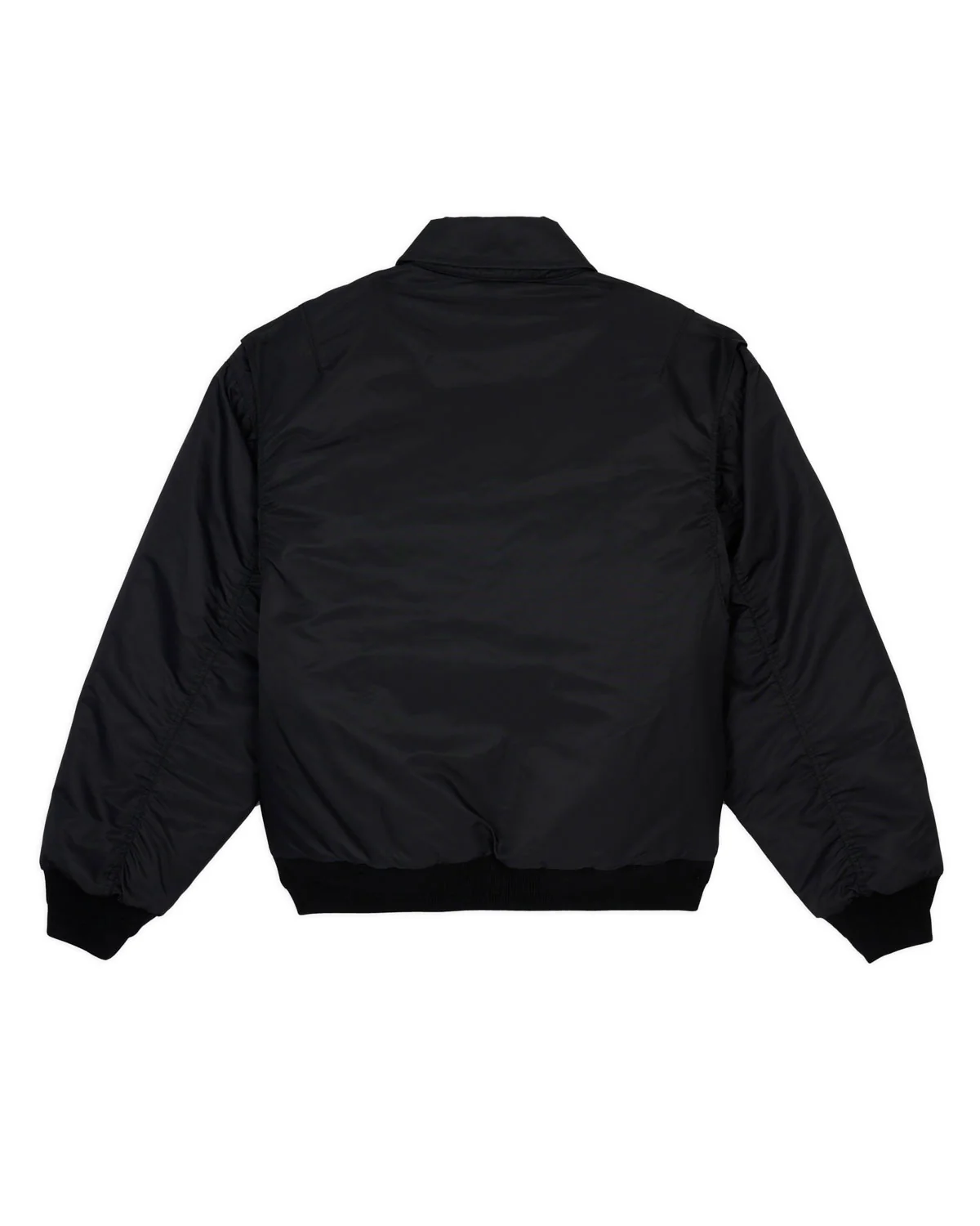Embroidered 3D Flight Jacket - Black - Image 5