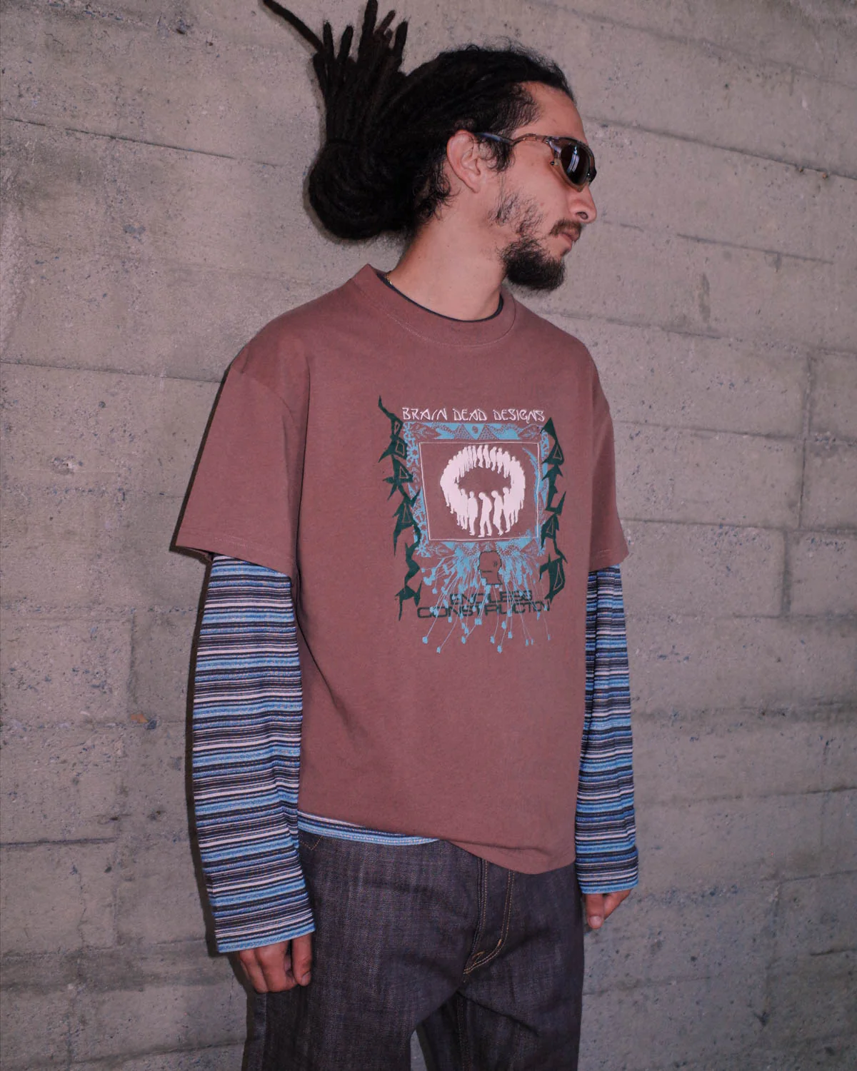 Endless Construction T-shirt - Nutmeg - Image 2