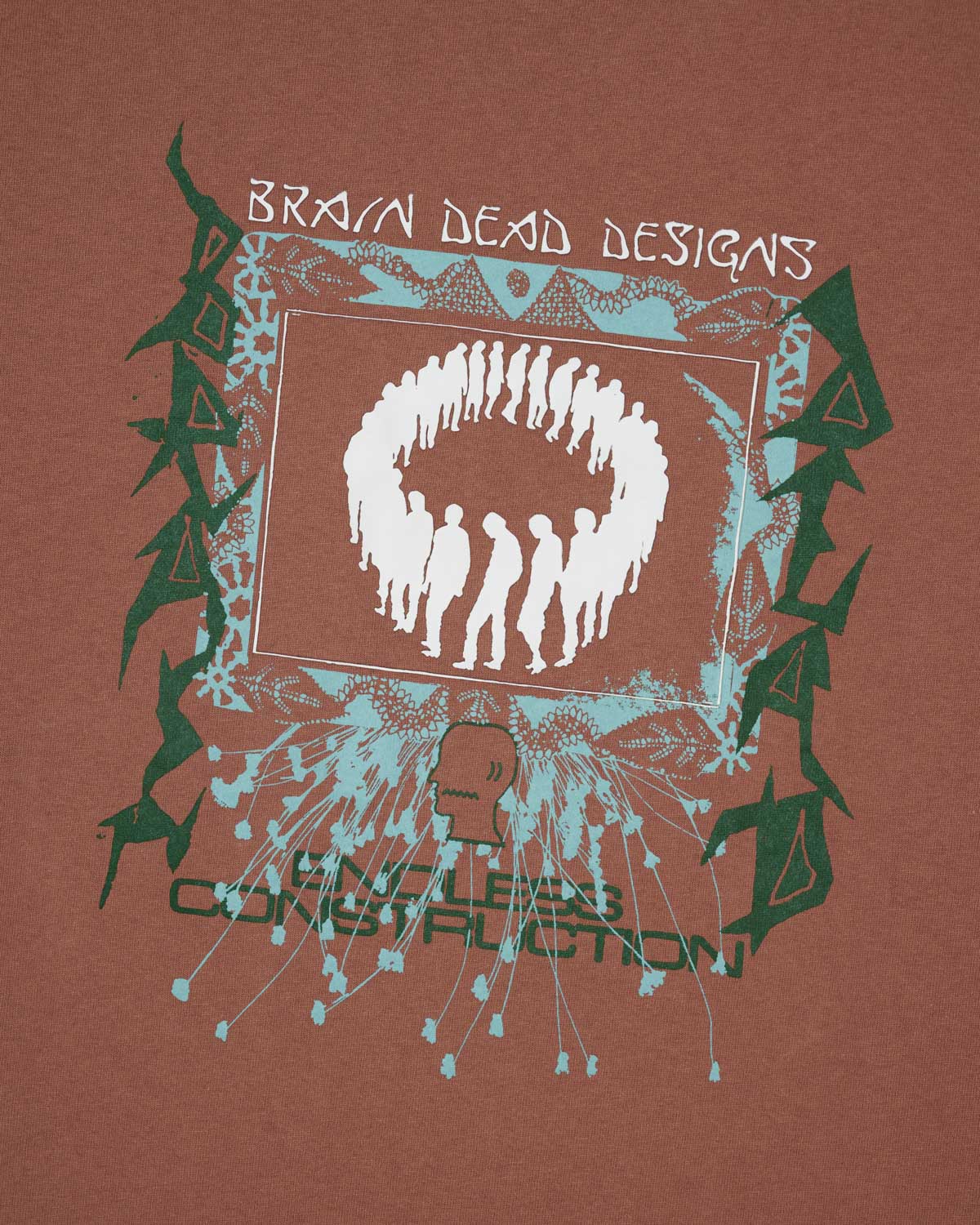Endless Construction T-shirt - Nutmeg - Image 3