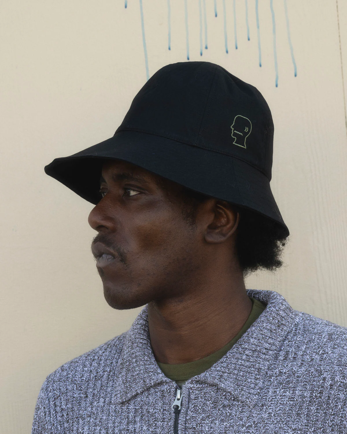 Fishing Bucket Hat - Black - Image 4