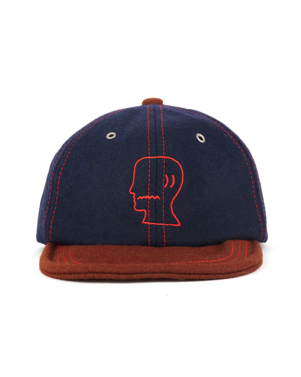 Flannel Wire Brim Hat - Navy