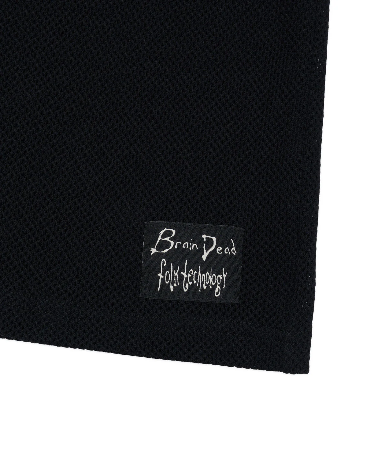 Folk Technology Mesh T-shirt - Black - Image 3