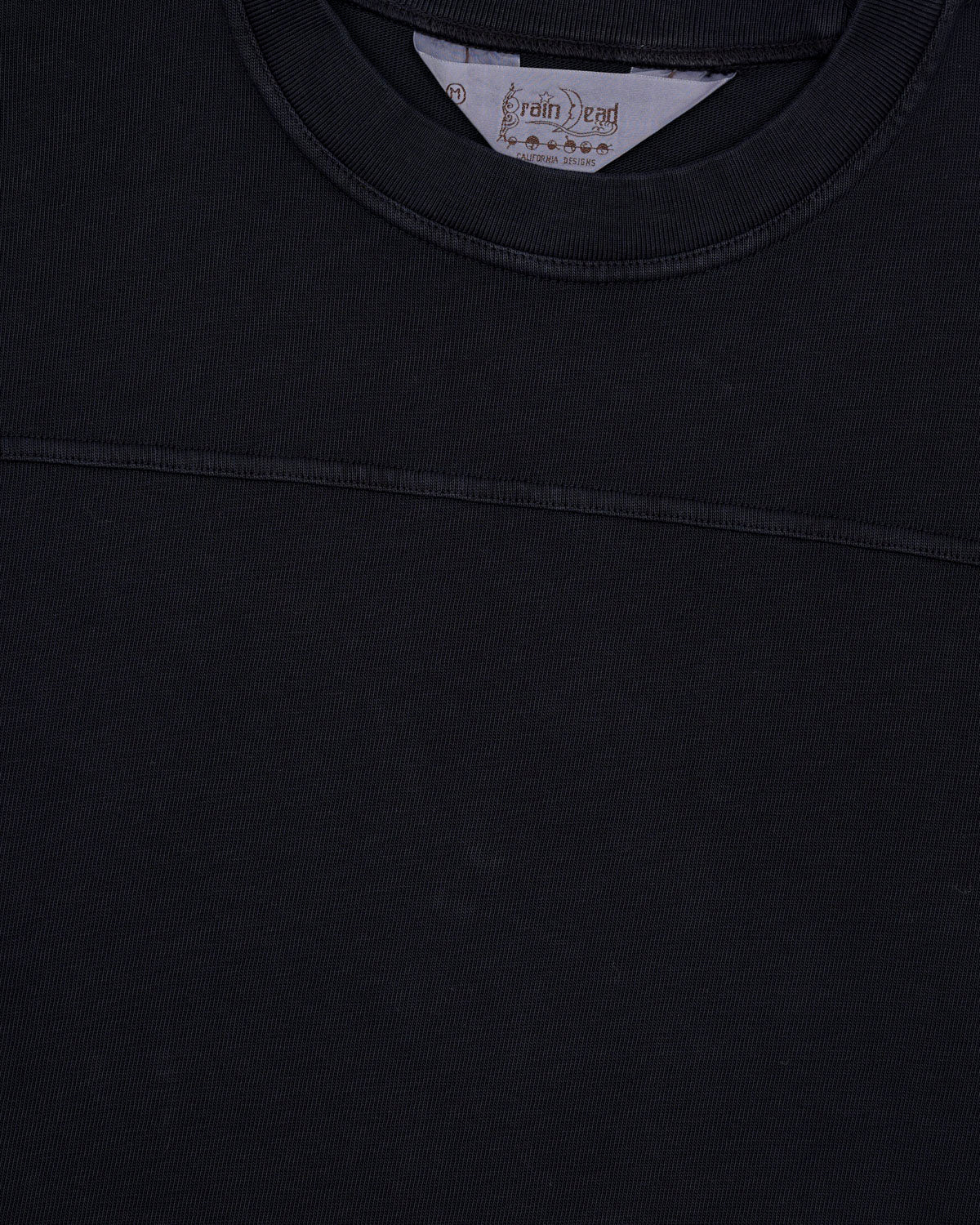 Football T-Shirt - Washed Black - Image 3