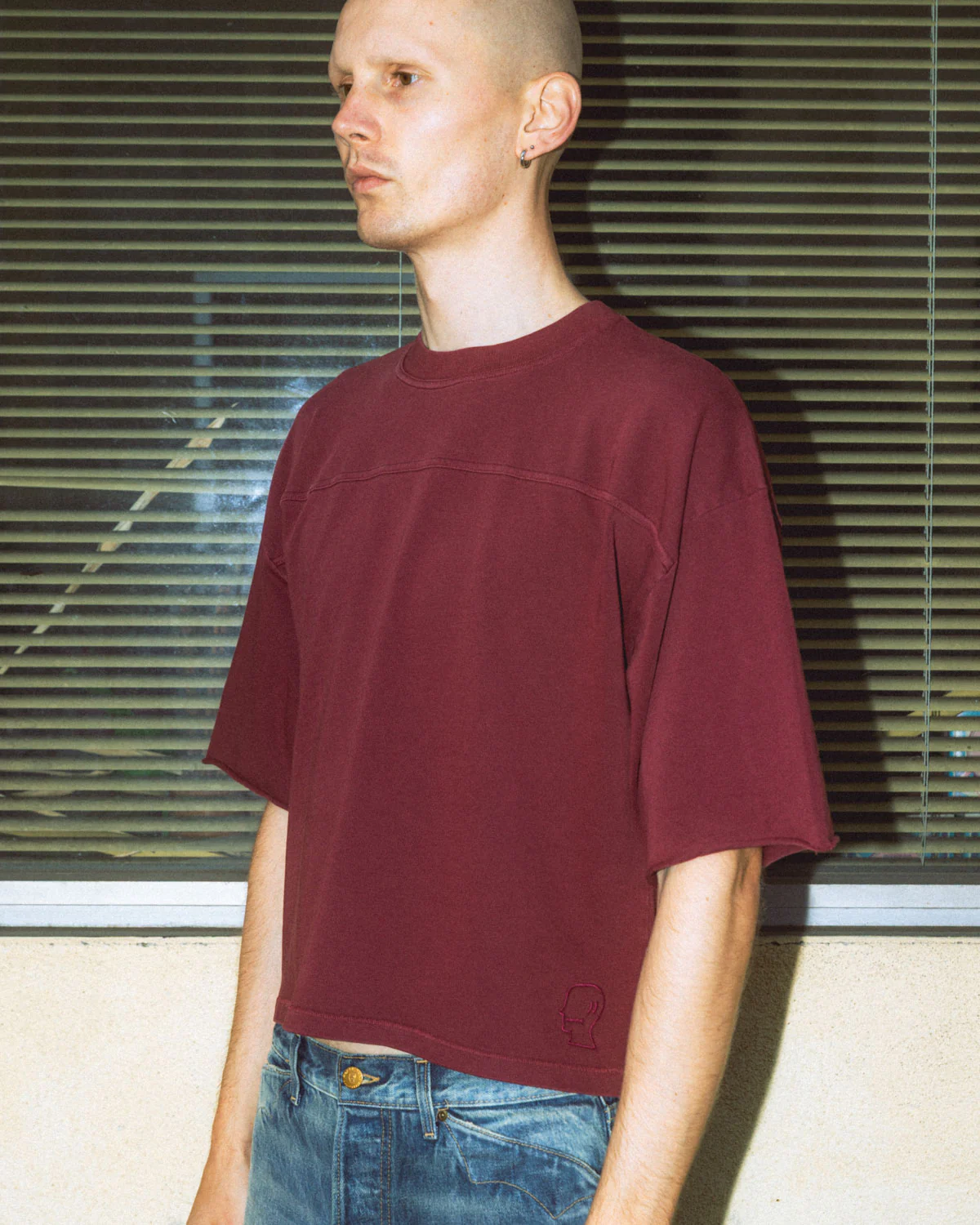 Football T-Shirt - Wine - Image 4