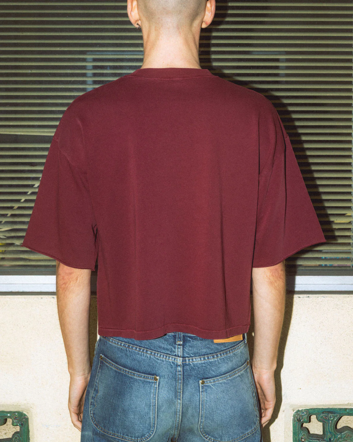 Football T-Shirt - Wine - Image 6