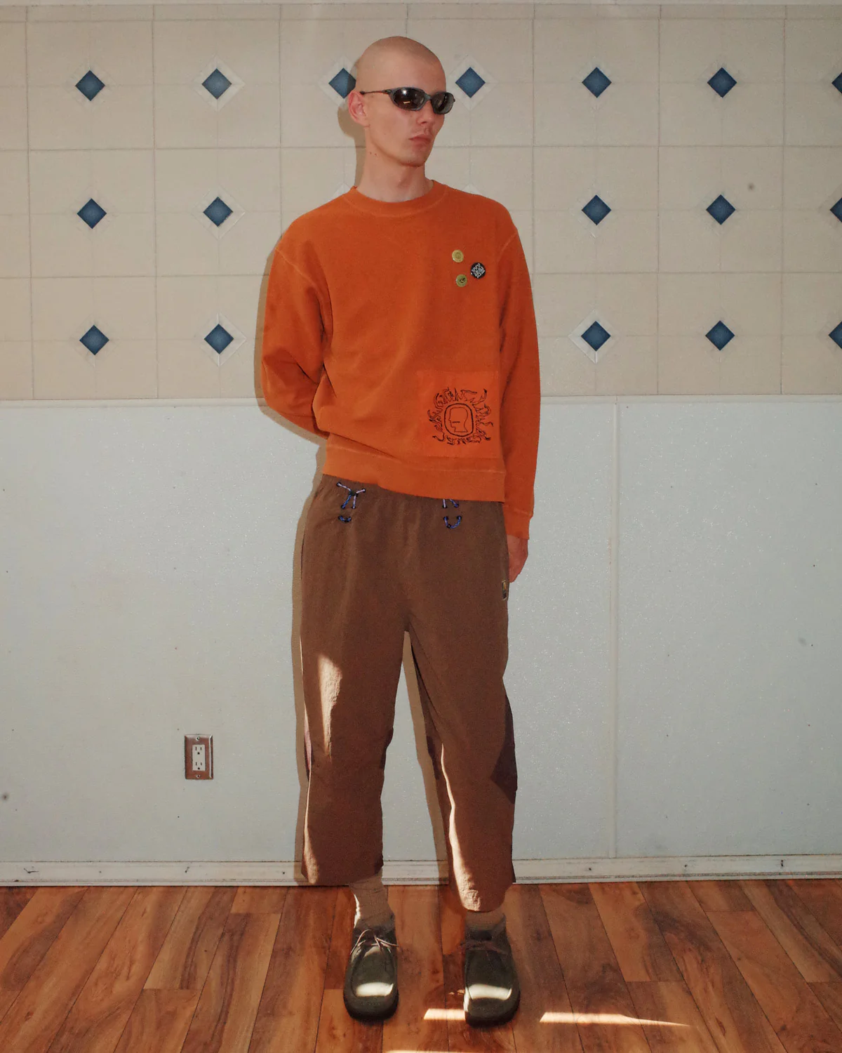 Gargoyle Crewneck - Ochre / Light Brown - Image 2