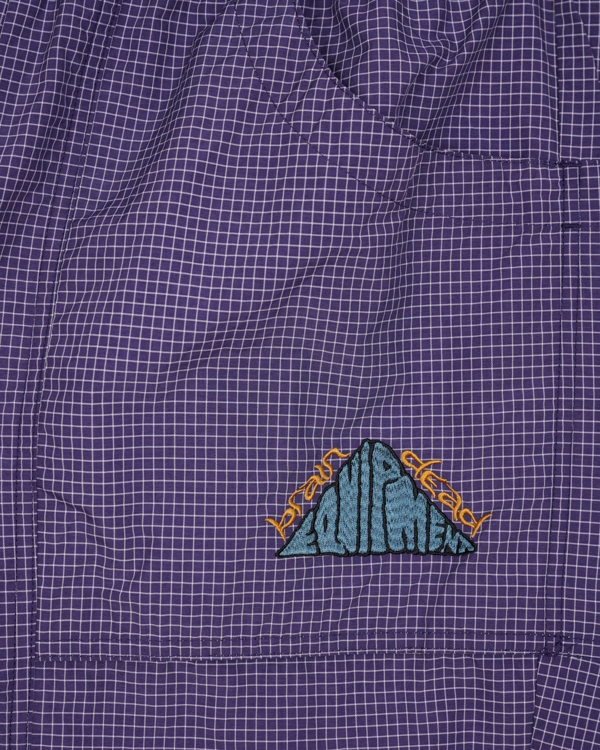Gridded Ripstop Utility Short - Blueberry - Image 4