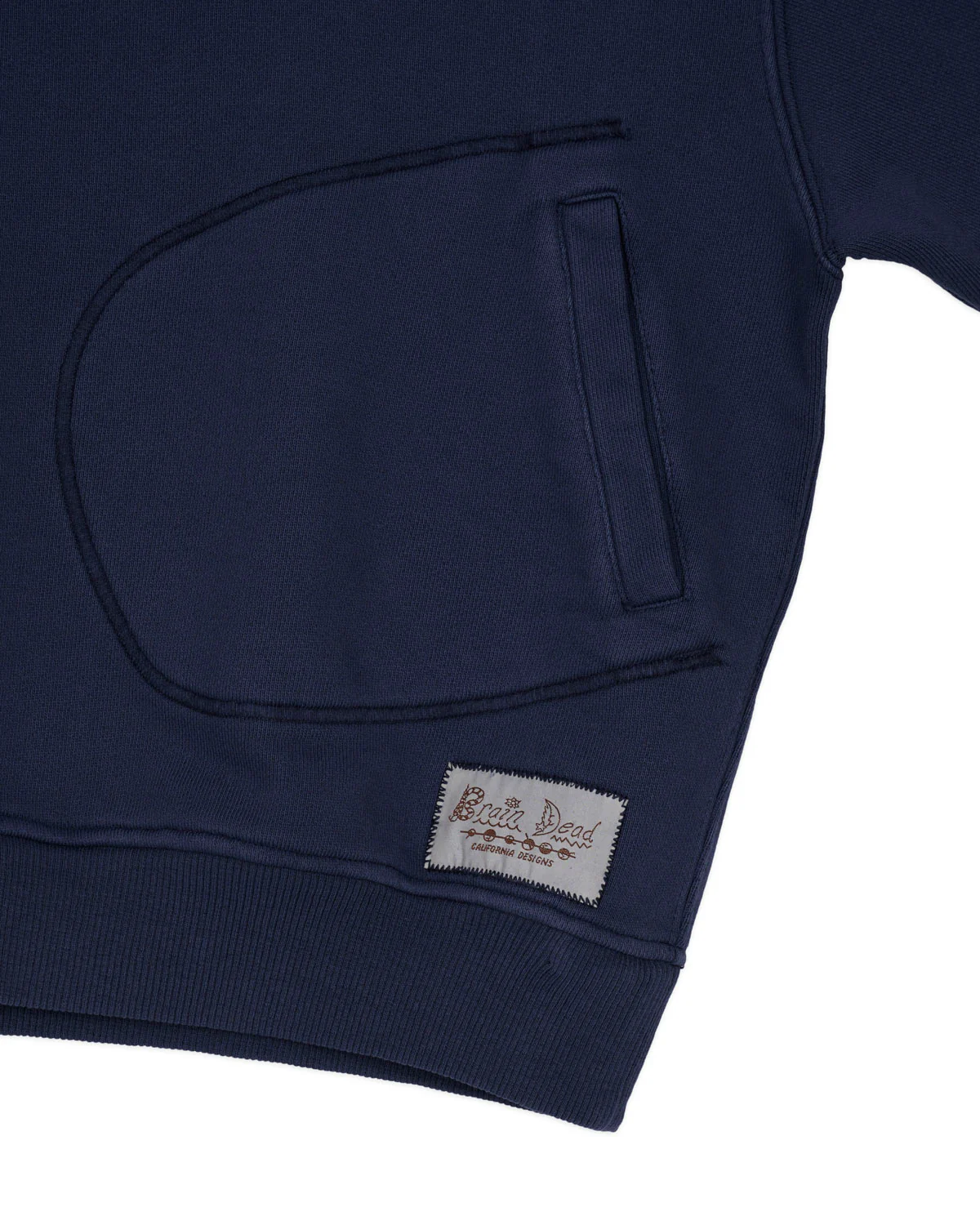 Half Zip Collared Sweatshirt - Midnight - Image 5