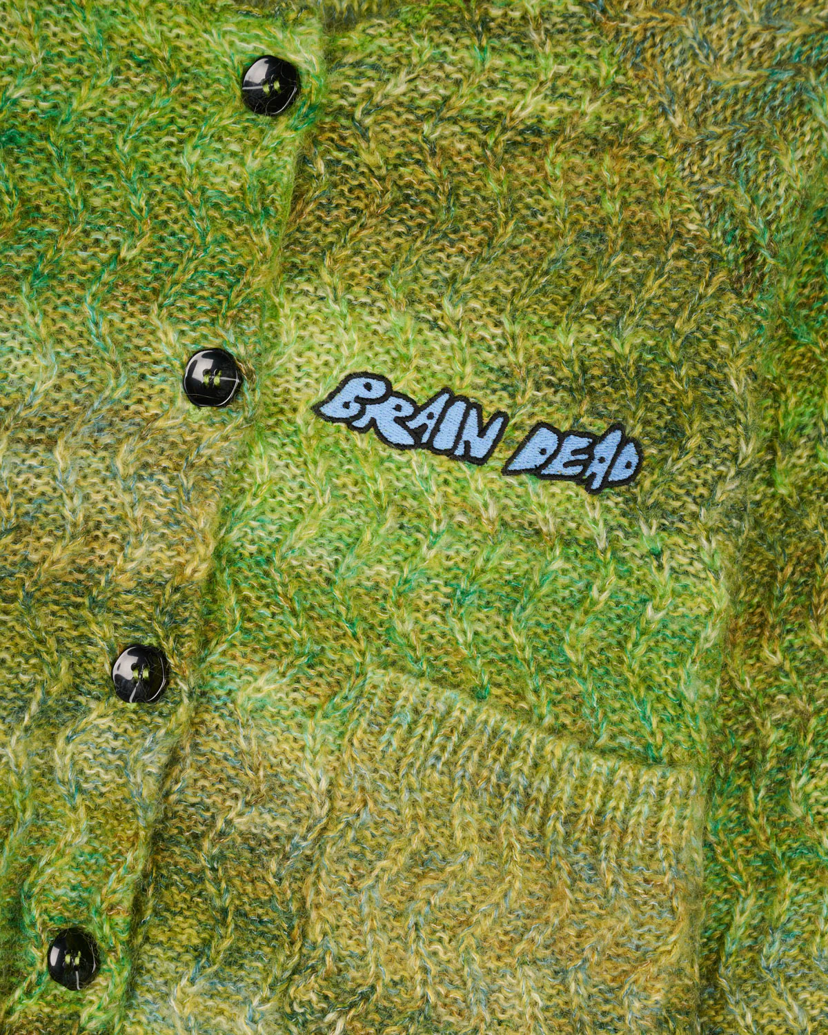 Isa Scalloped Cardigan - Green Multi - Image 3