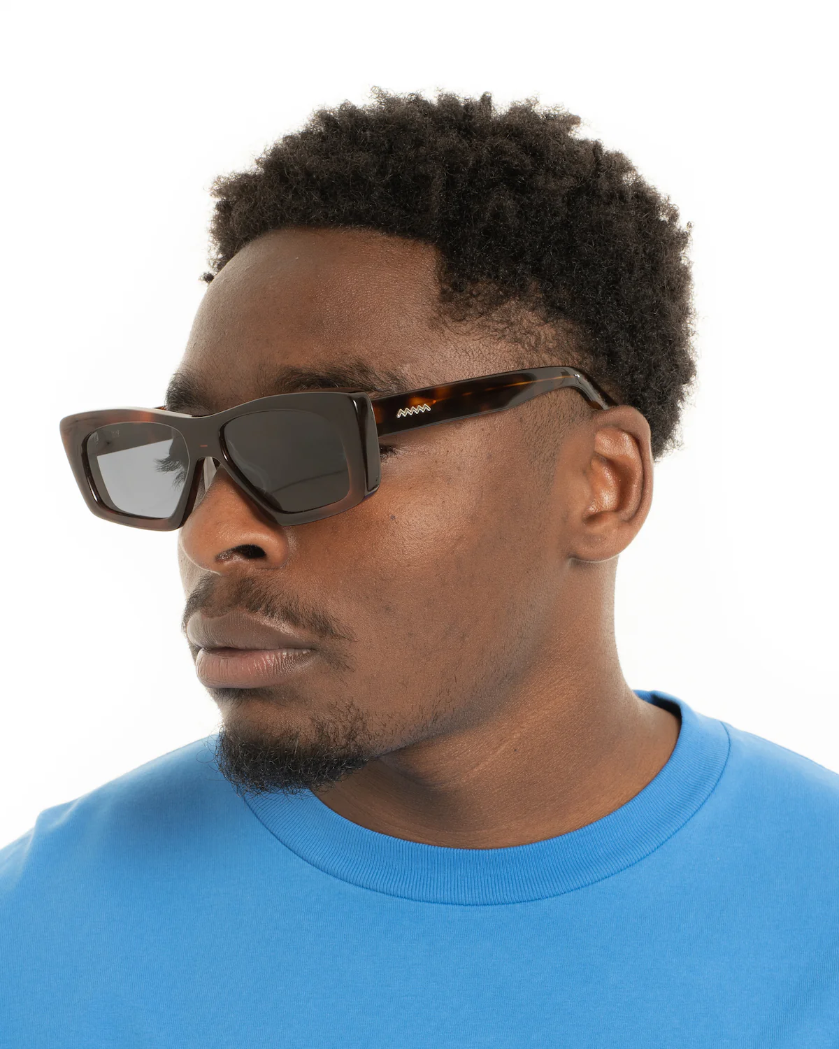 Kopelman Post Modern Primitive Eye Protection - Brown Tortoise/Black - Image 7