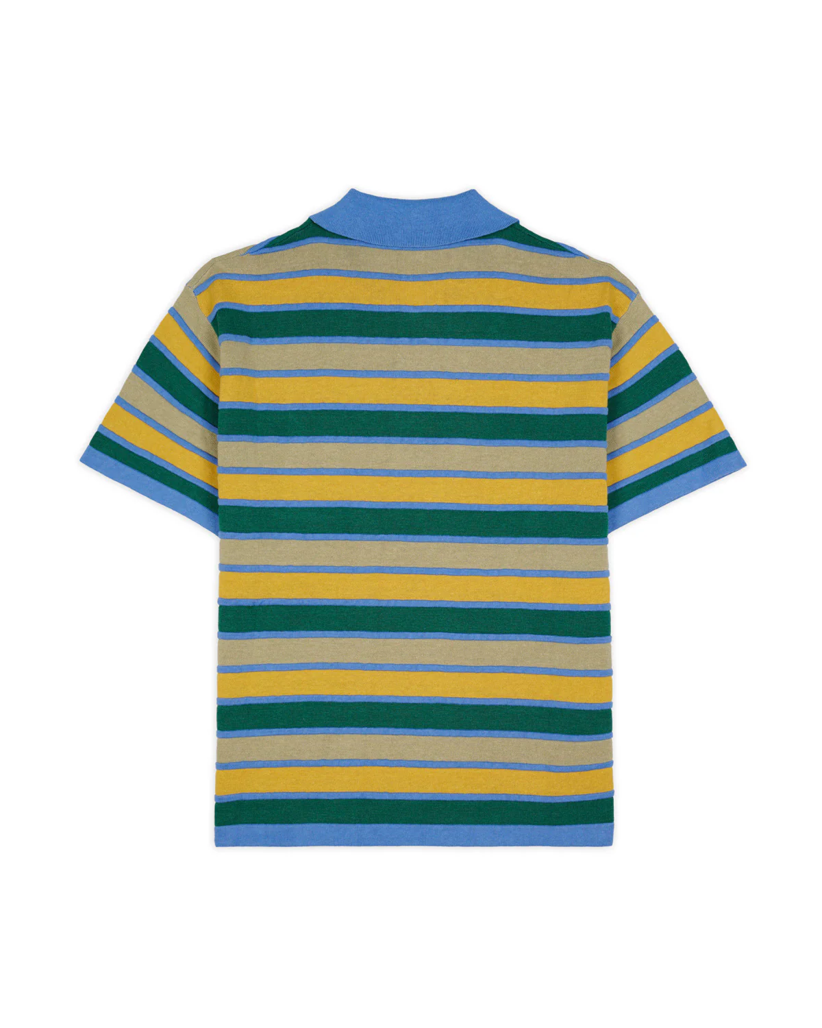 Lifted Stripe Half Zip Shirt - Yellow Multi - Image 3