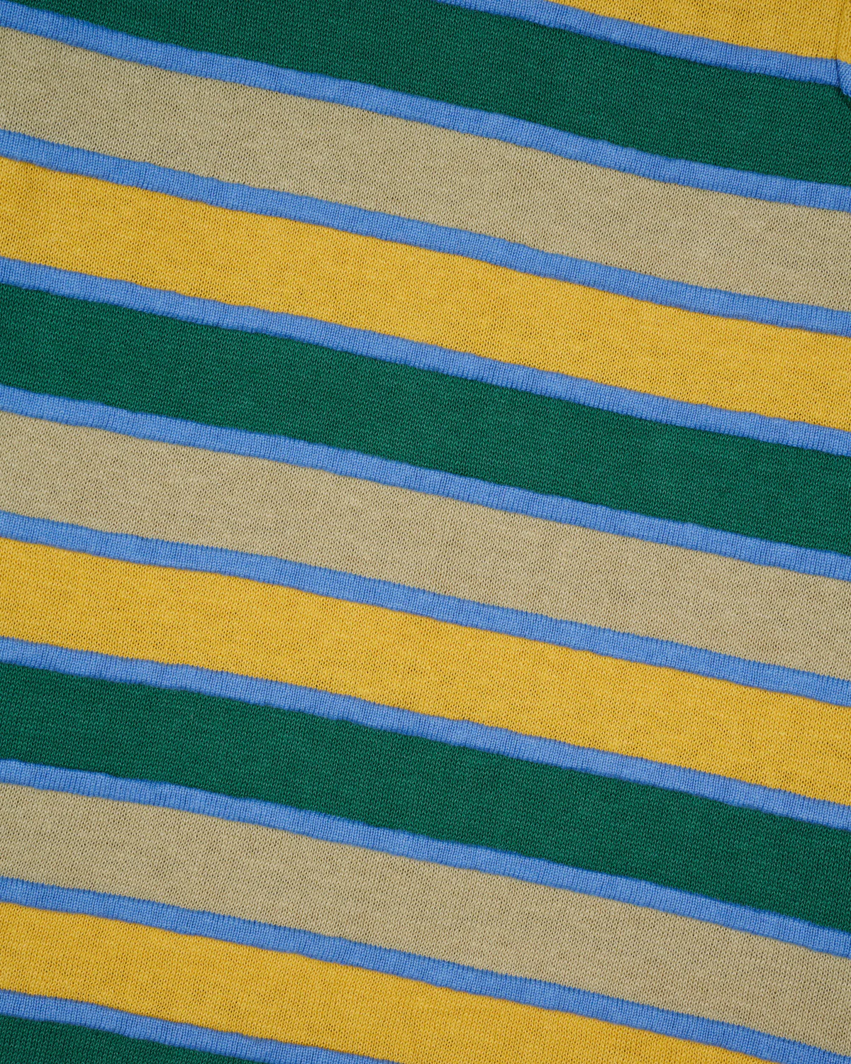 Lifted Stripe Half Zip Shirt - Yellow Multi - Image 4