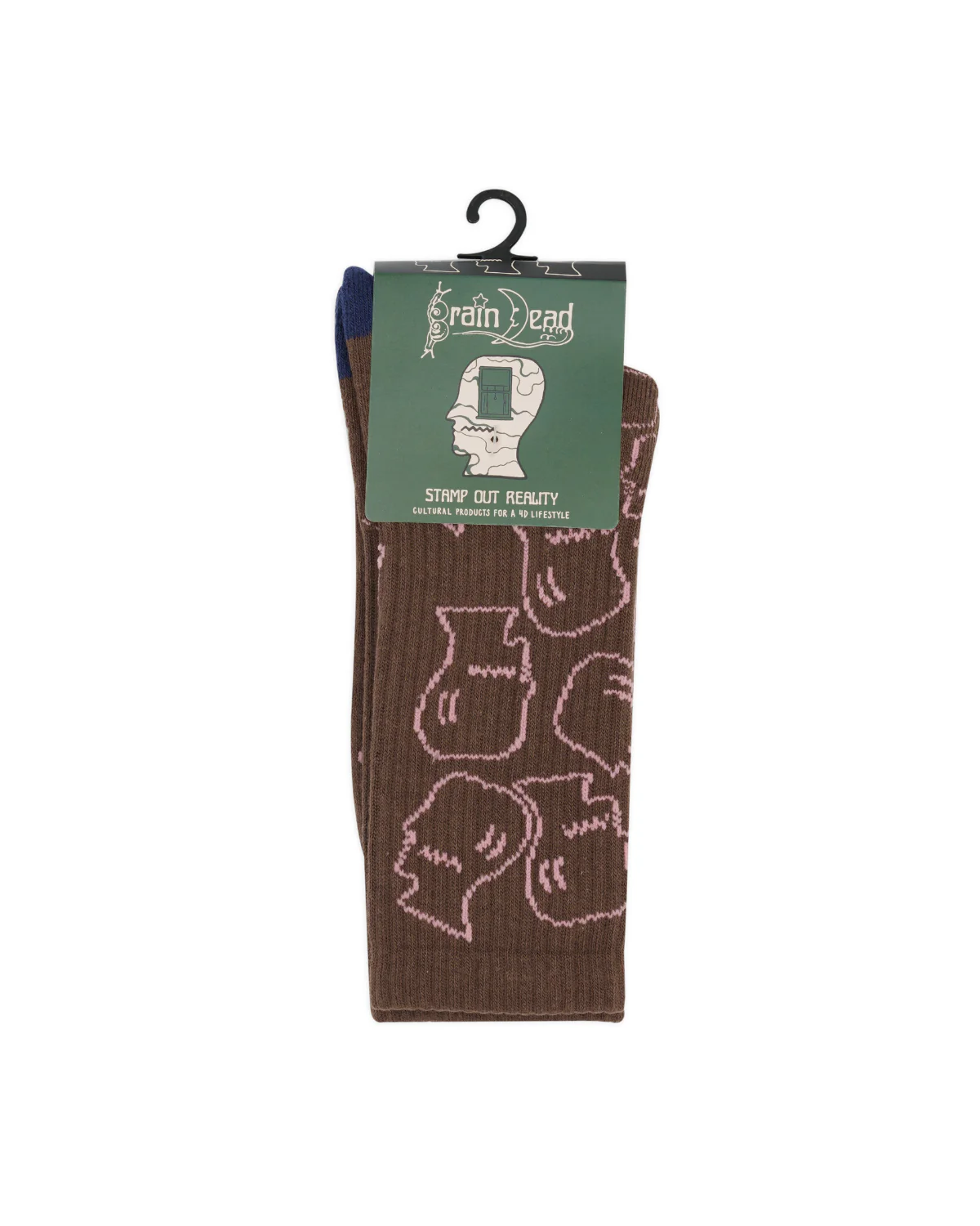 Logohead Crew Socks - Brown - Image 3