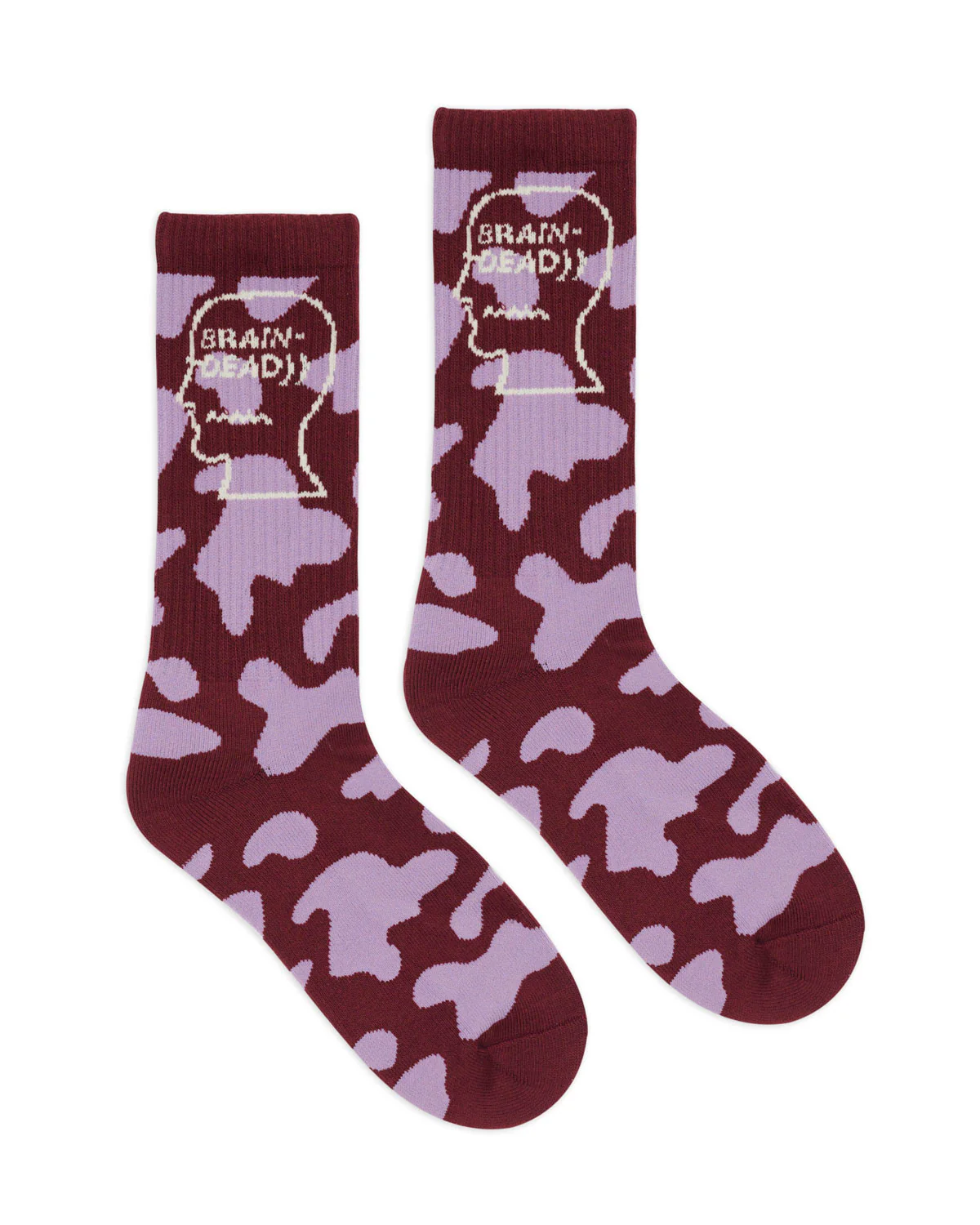 Logohead Crew Socks - Pink Cow - Image 2