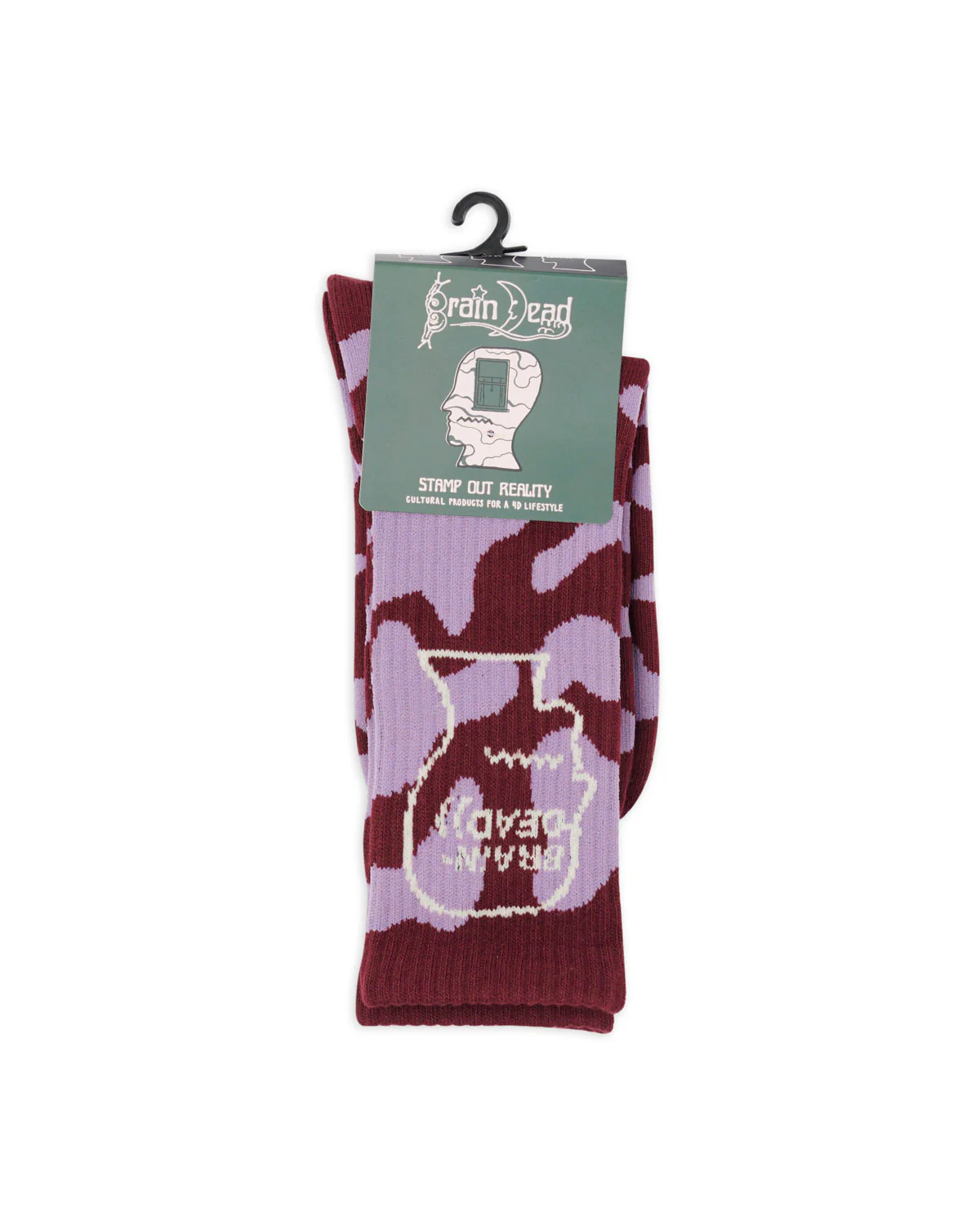 Logohead Crew Socks - Pink Cow - Image 3
