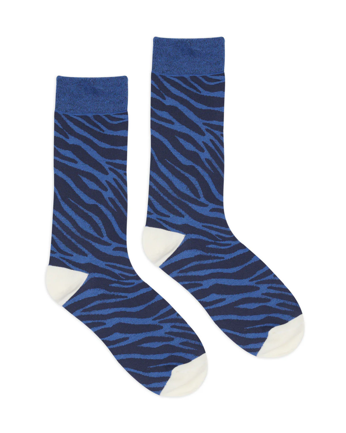 Logohead Dress Socks - Blue Zebra - Image 2