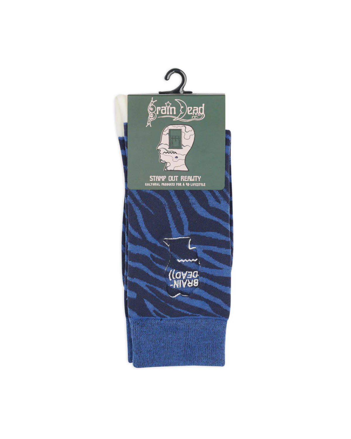 Logohead Dress Socks - Blue Zebra - Image 3