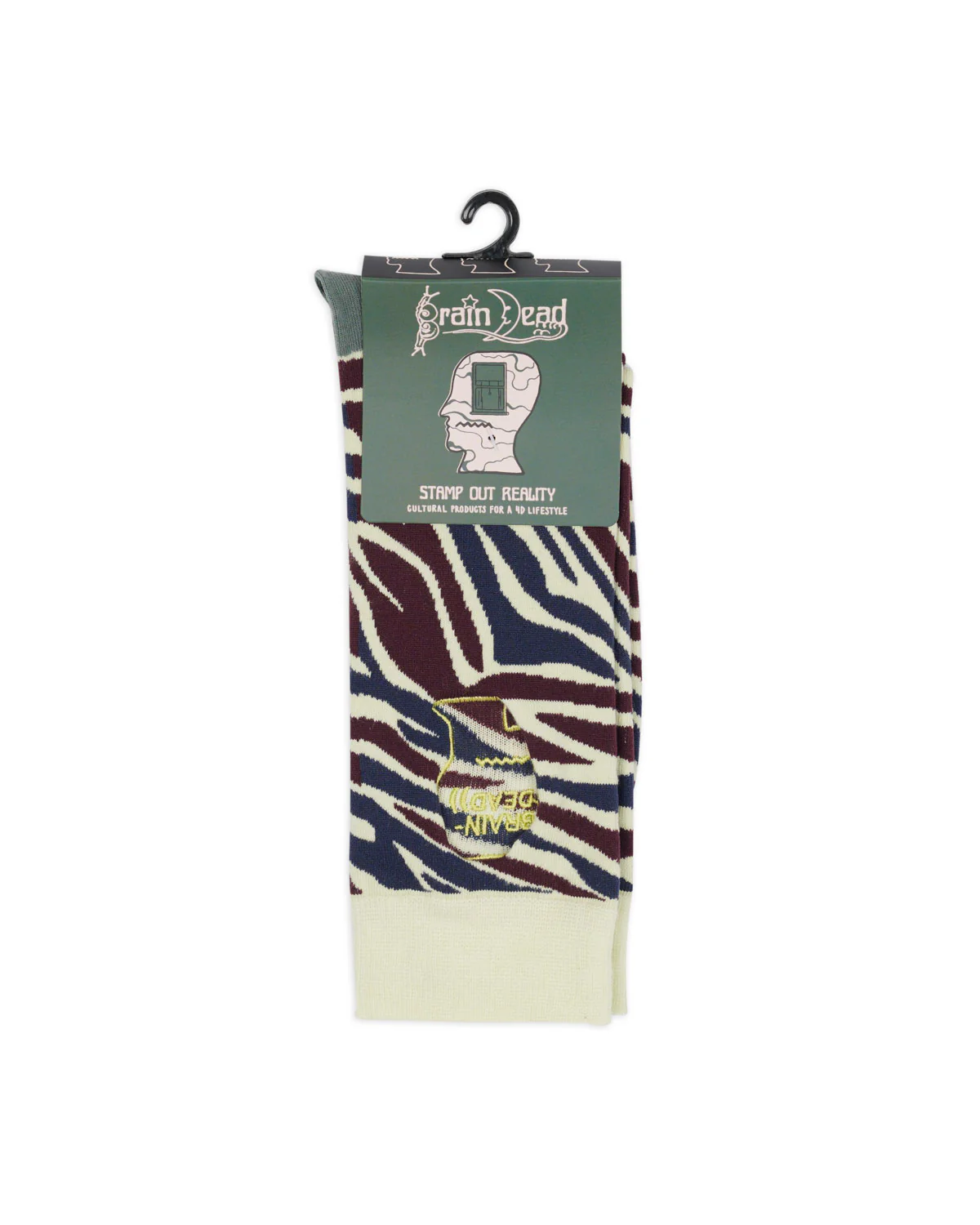 Logohead Dress Socks - Multi Zebra - Image 3