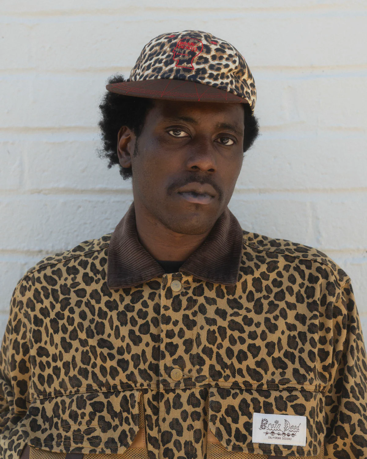 Logohead Longbrim Hat - Leopard - Image 4