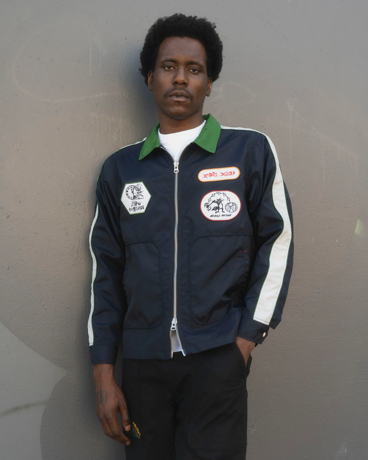Meltdown Racing Jacket - Navy - Image 2