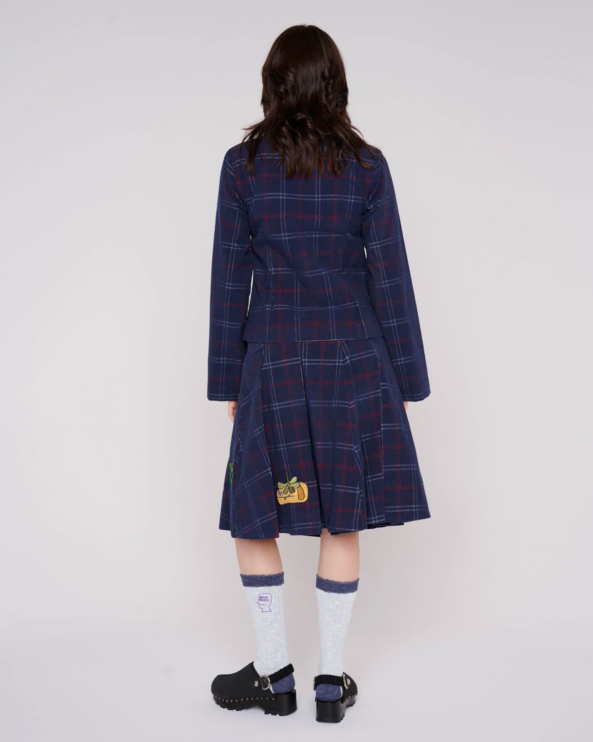 Mesa Pleated Skirt - Blue Multi - Image 6