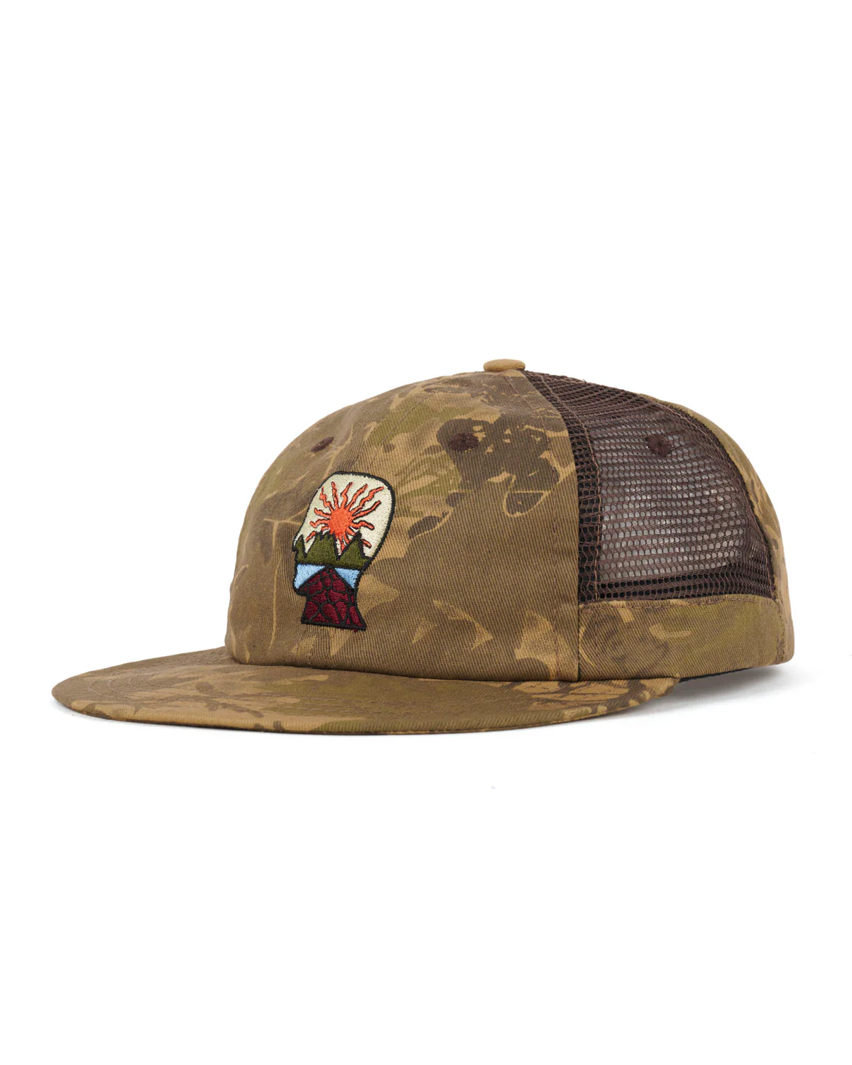 Mesh Panel Logohead Hat - Leaf Camo - Image 3