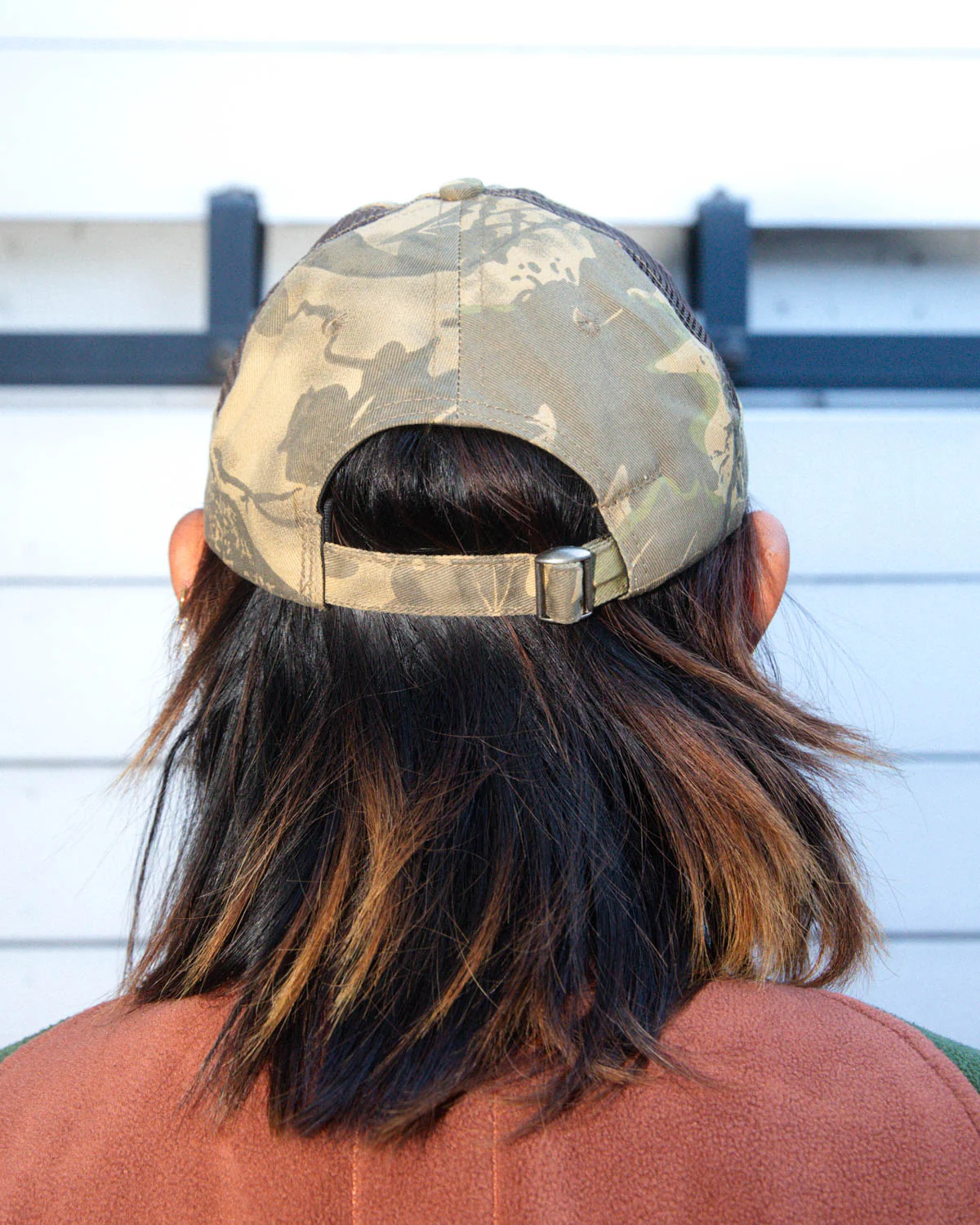 Mesh Panel Logohead Hat - Leaf Camo - Image 7