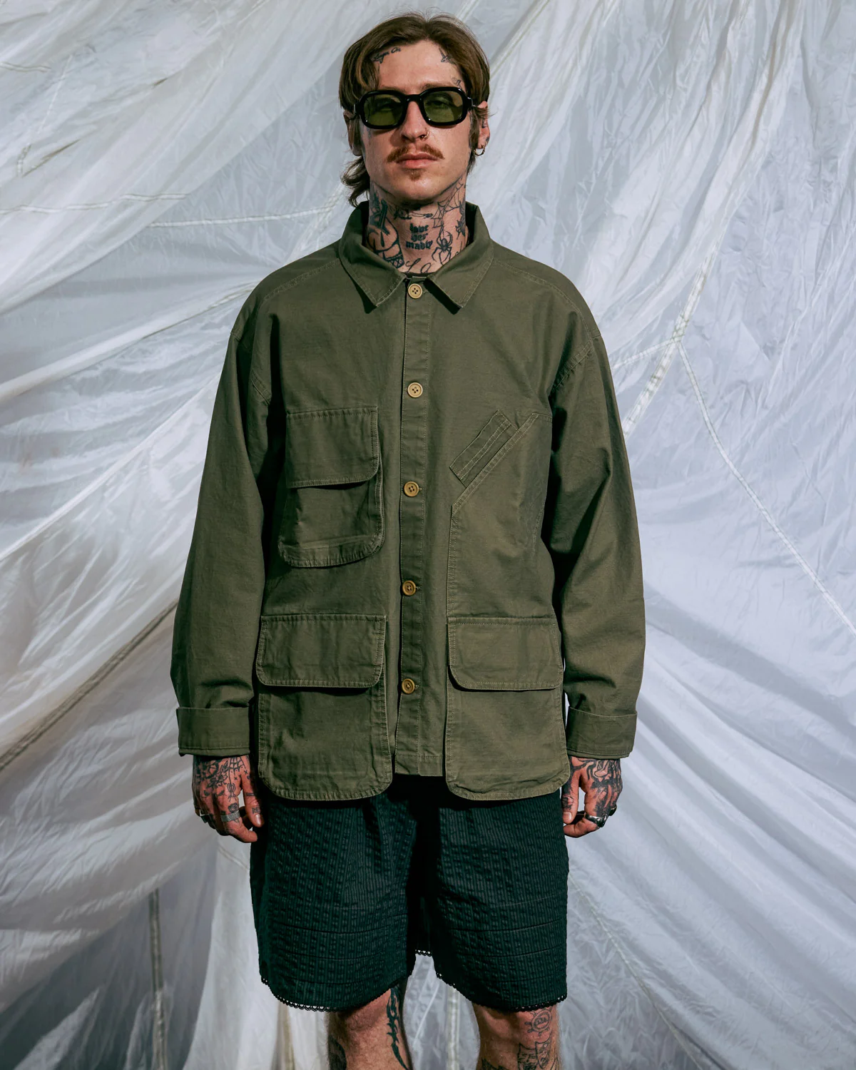 Military Shirt Jacket - Army - Image 6