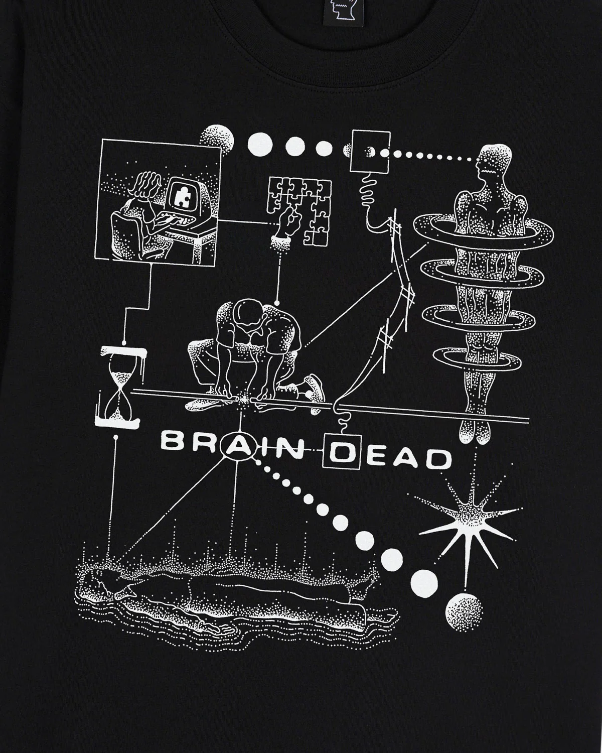 Mind Puzzle T-shirt - Black - Image 2