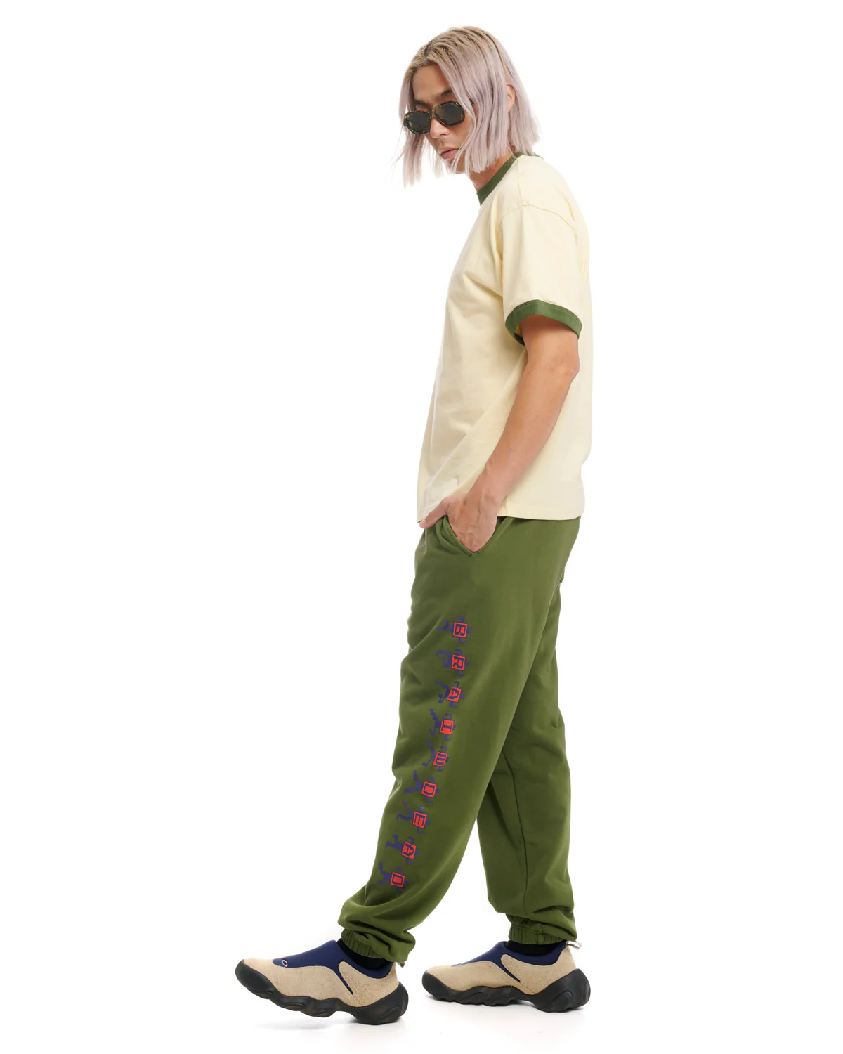 Mouthworm Short Sleeve Ringer Tee - Cream - Image 6