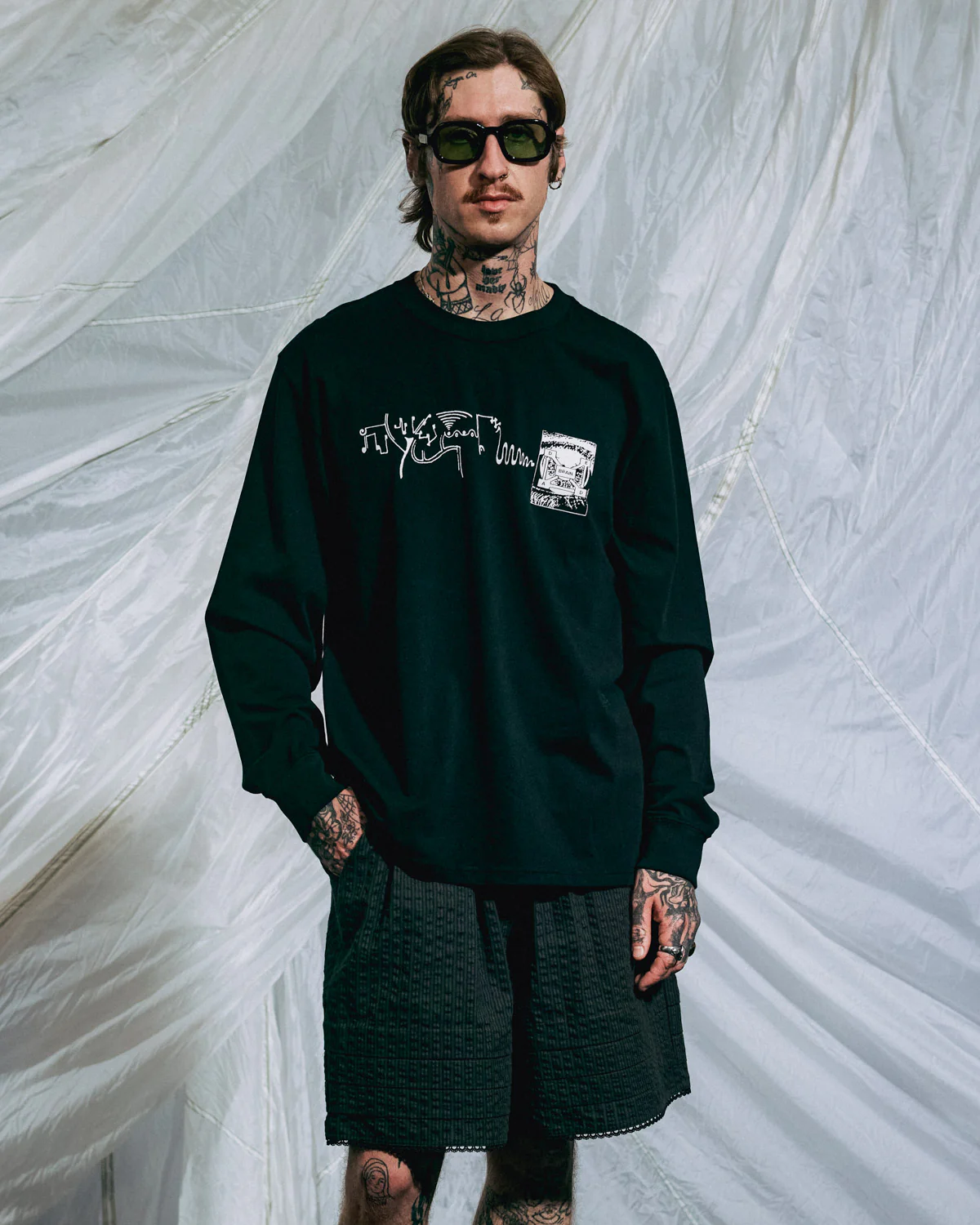 Multi Vision Long Sleeve Shirt - Black - Image 2
