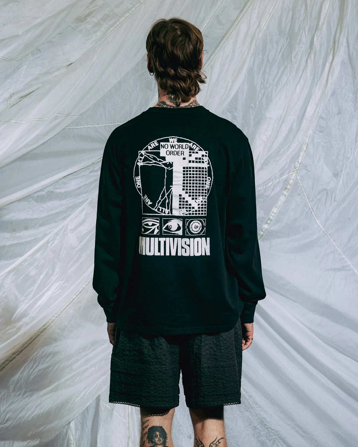 Multi Vision Long Sleeve Shirt - Black - Image 4