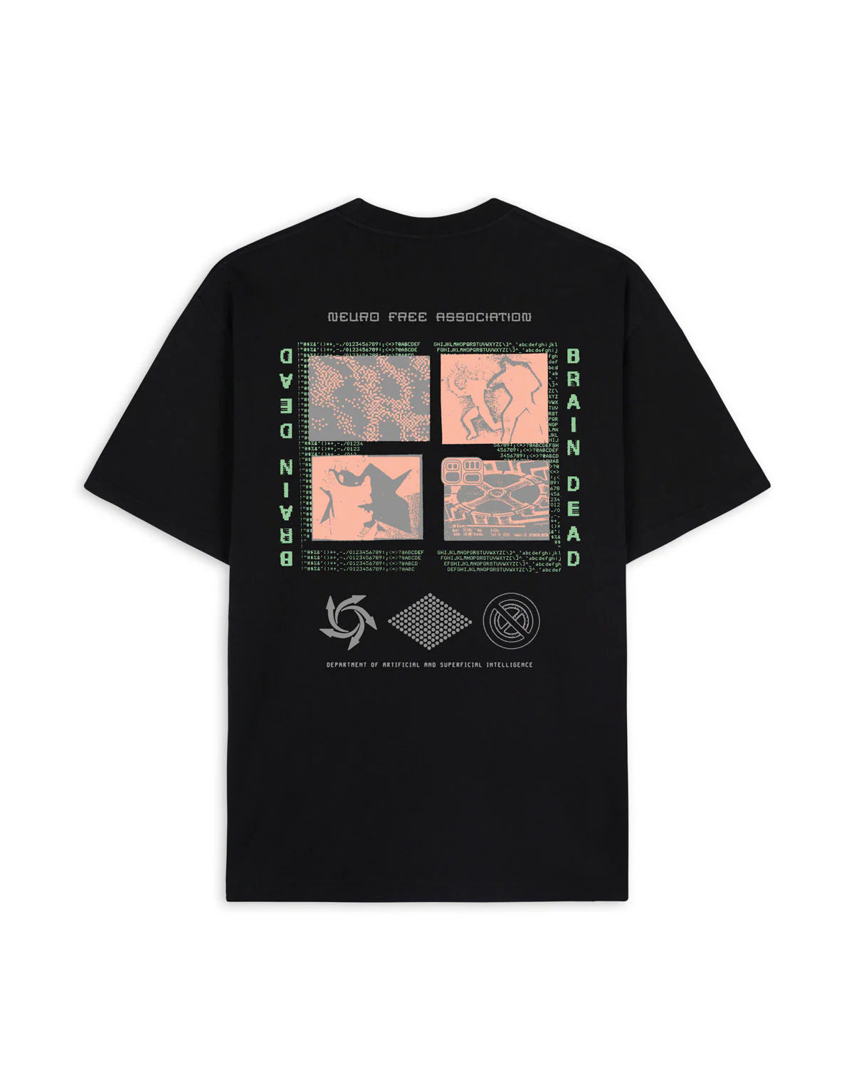 Neuro Free Association T-shirt - Black - Image 3