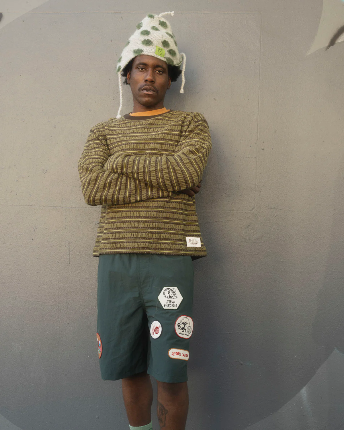 Nylon Baggy Climber Short - Forest Green - Image 5