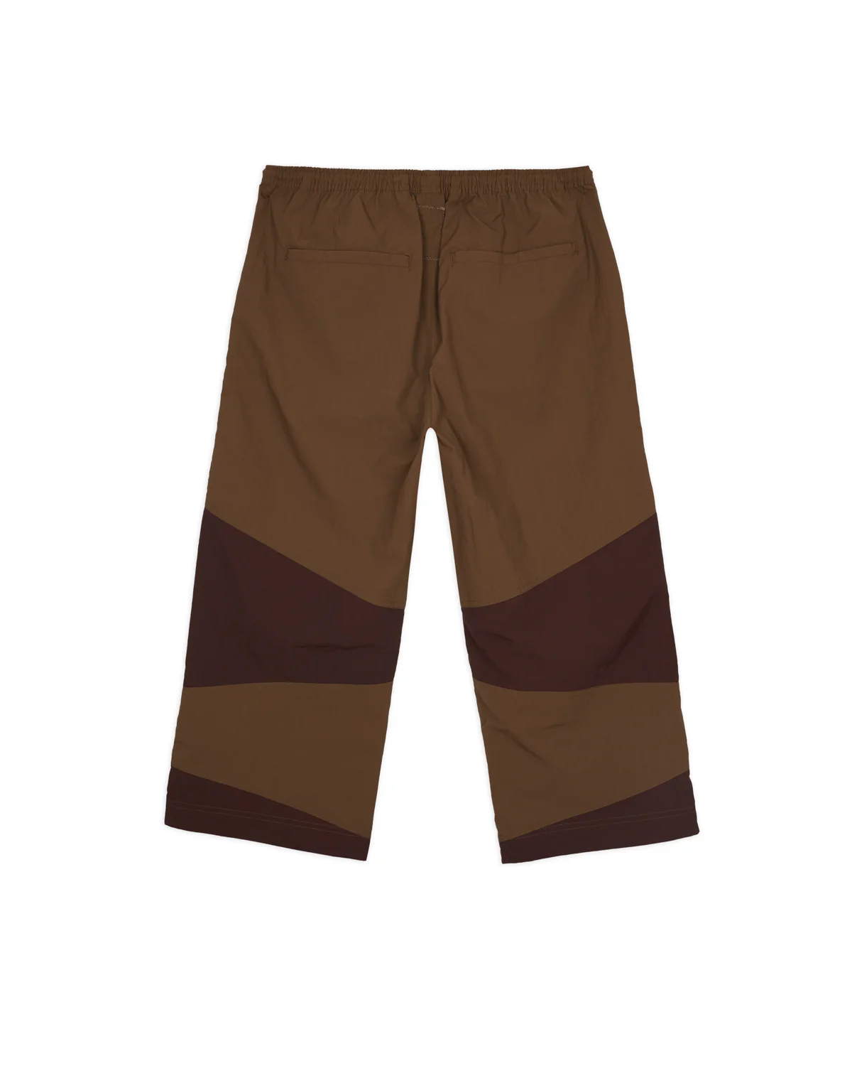 Nylon Paneled Climbing Capri - Brown - Image 4