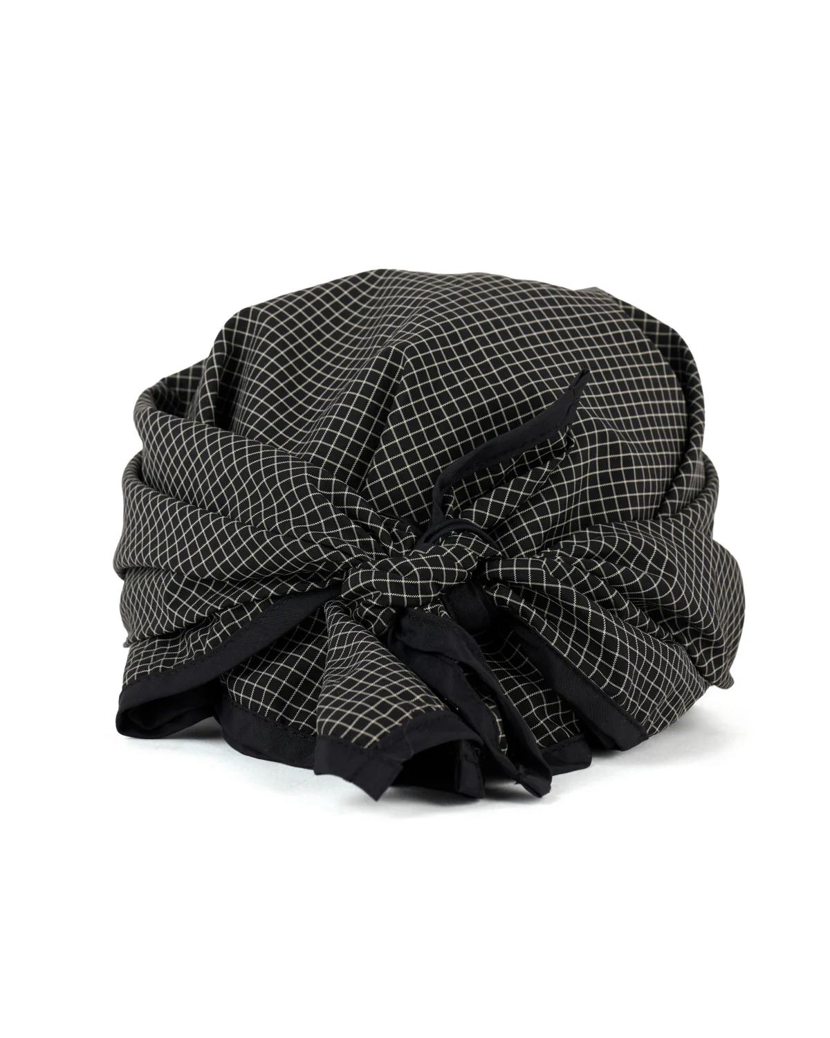 Nylon Ripstop Bandana Hat - Black - Image 2