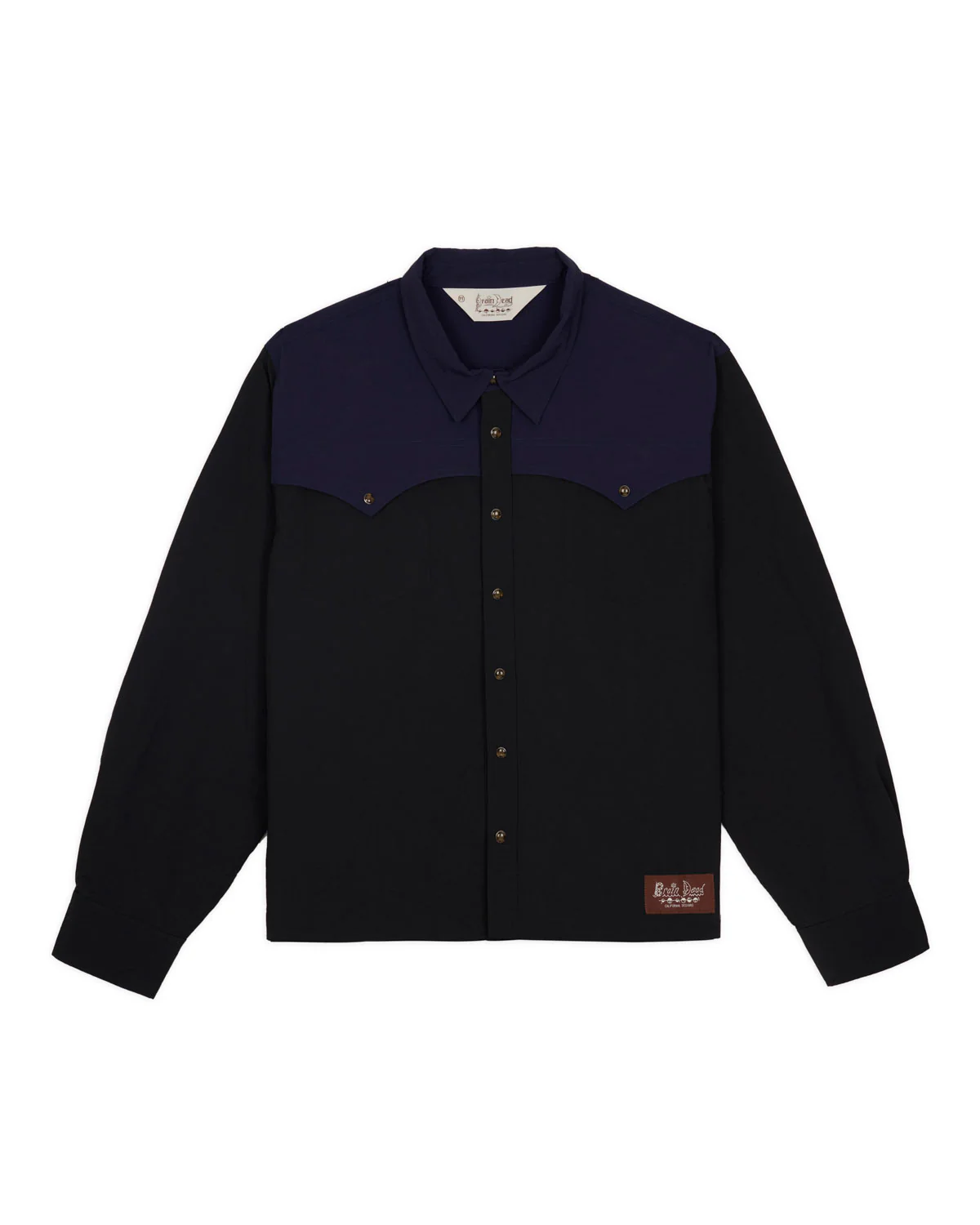 Nylon Western Shirt - Black