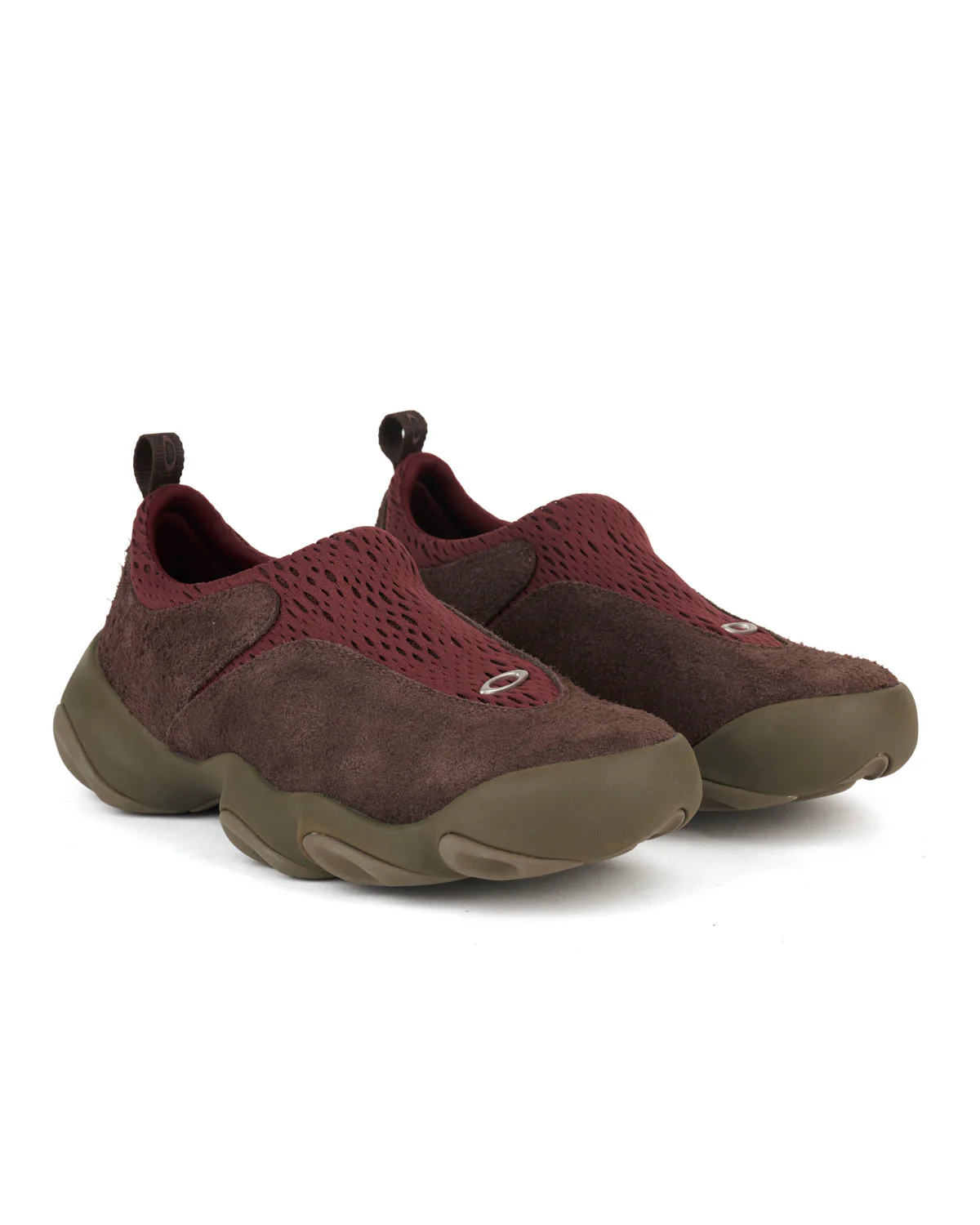 Oakley Factory Team Hairy Suede Flesh - Ganache/ Burgundy - Image 2
