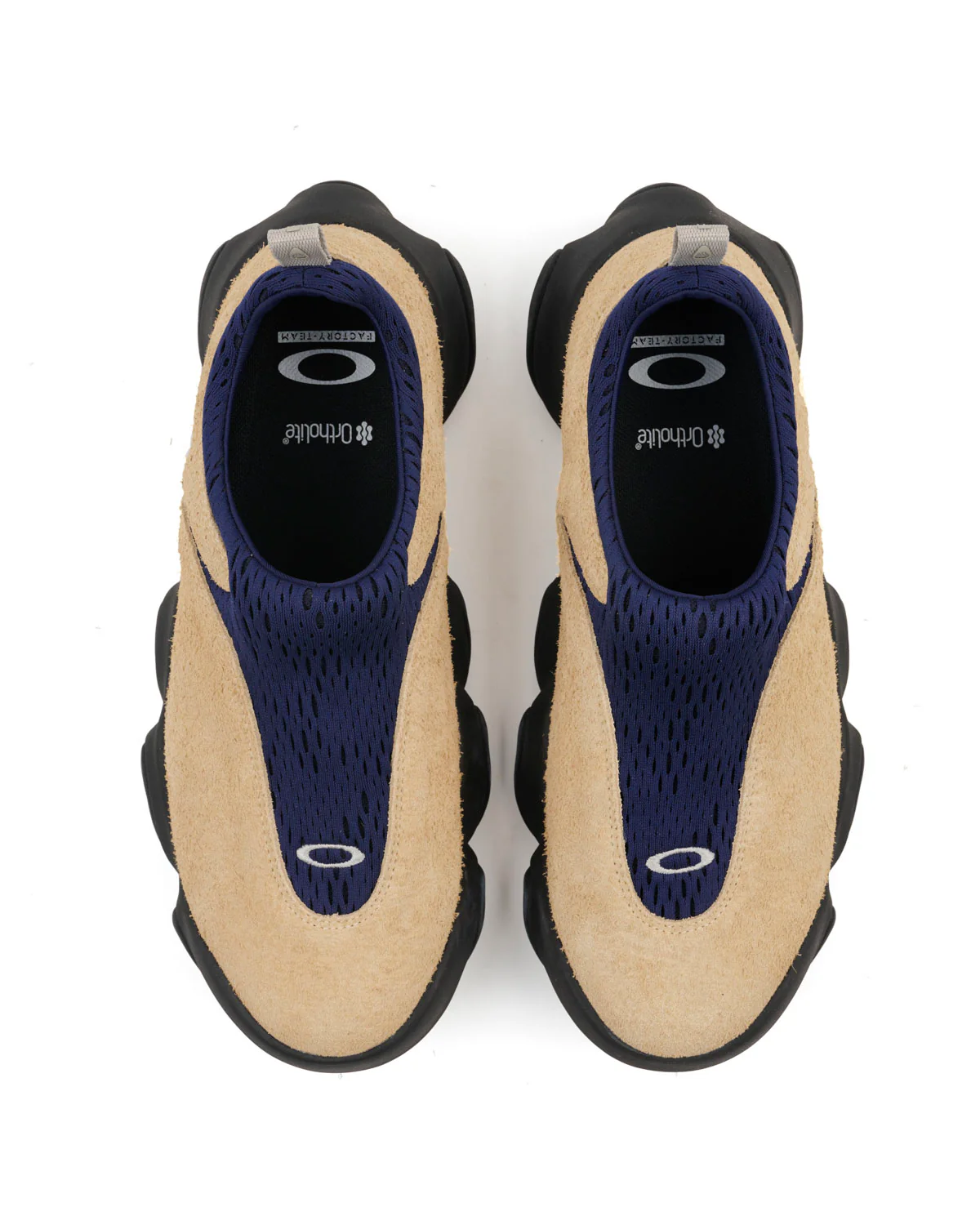 Oakley Factory Team Hairy Suede Flesh - Sand/ Blue - Image 4