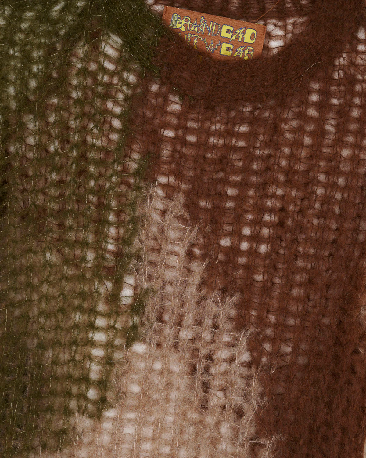 Organic Threadbare Sweater - Olive - Image 3
