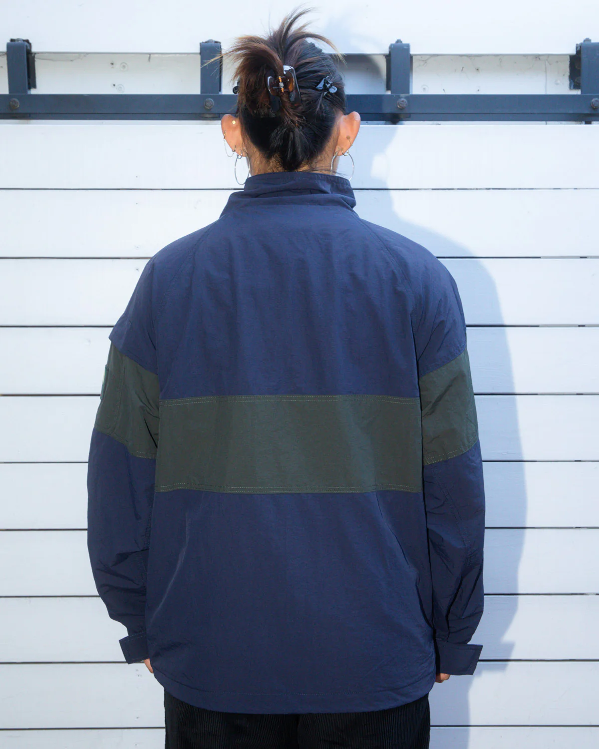Paneled Snow Jacket - Navy - Image 10