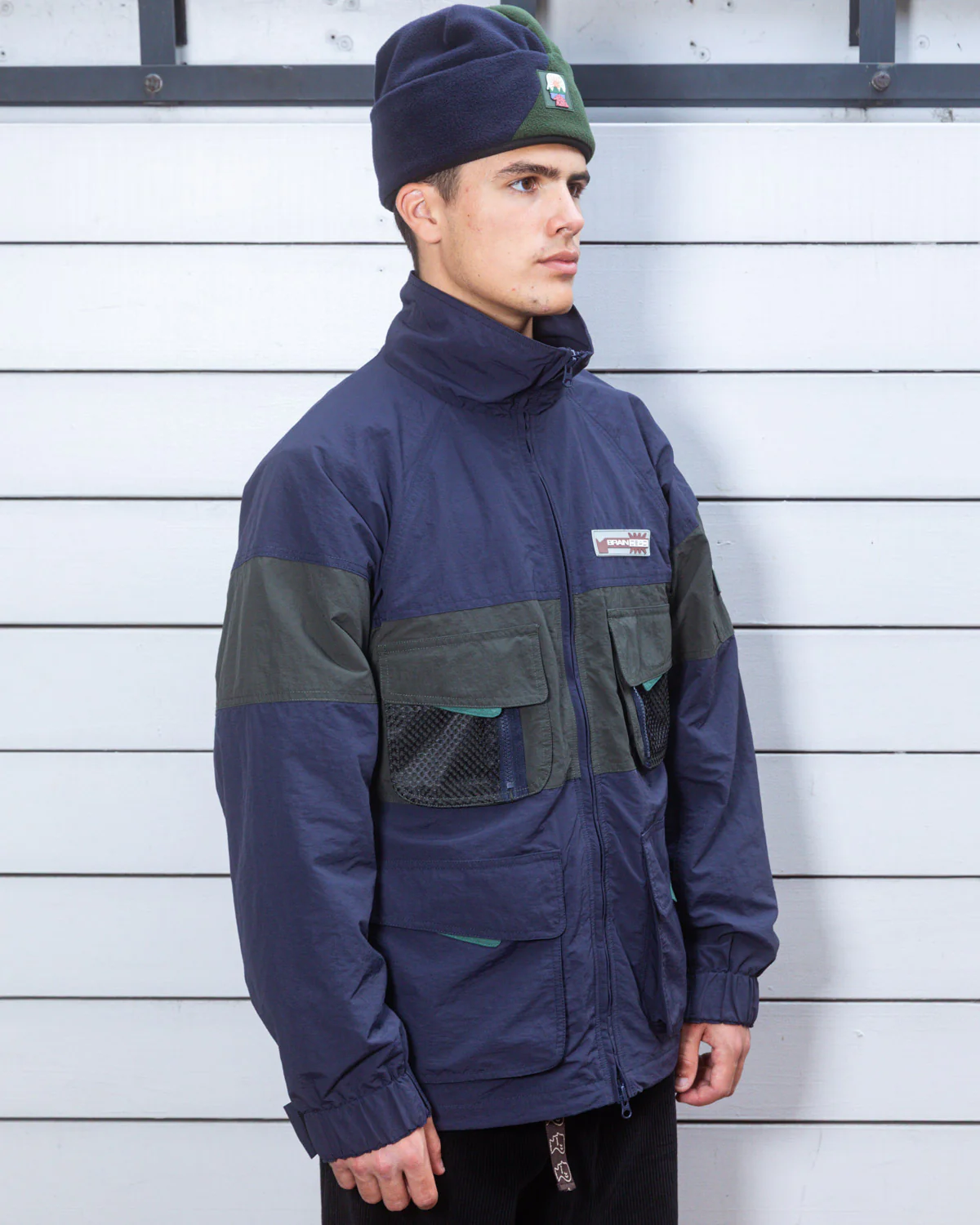Paneled Snow Jacket - Navy - Image 11