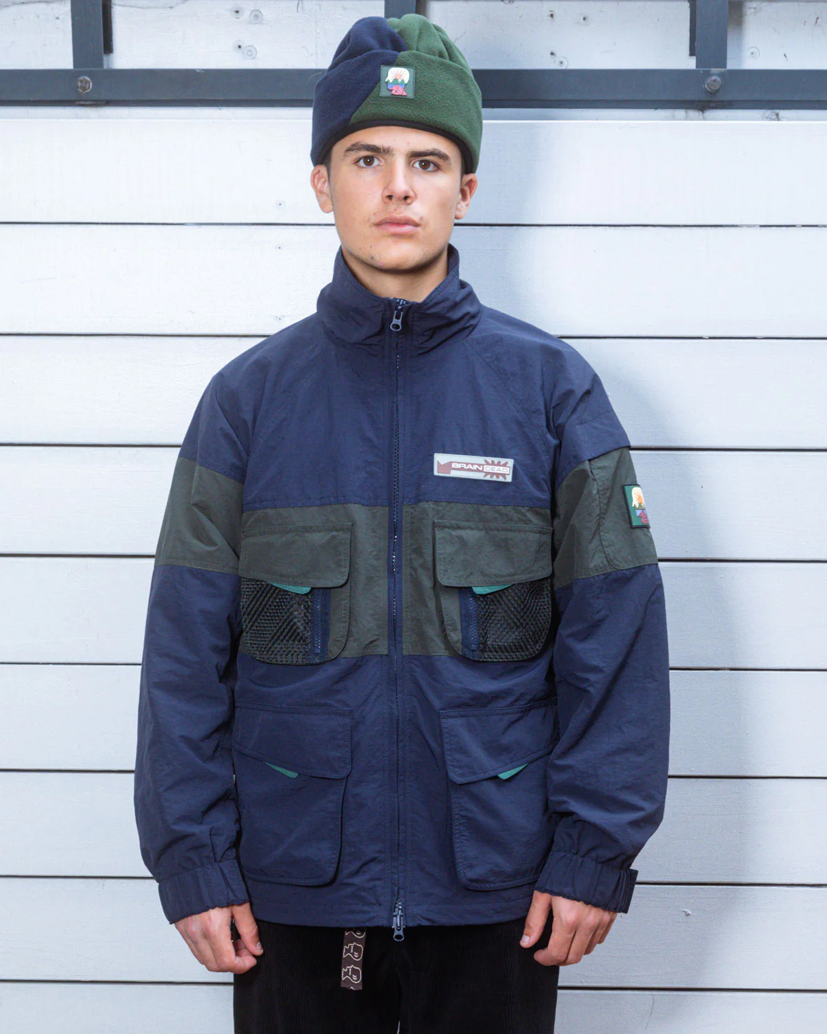 Paneled Snow Jacket - Navy - Image 2