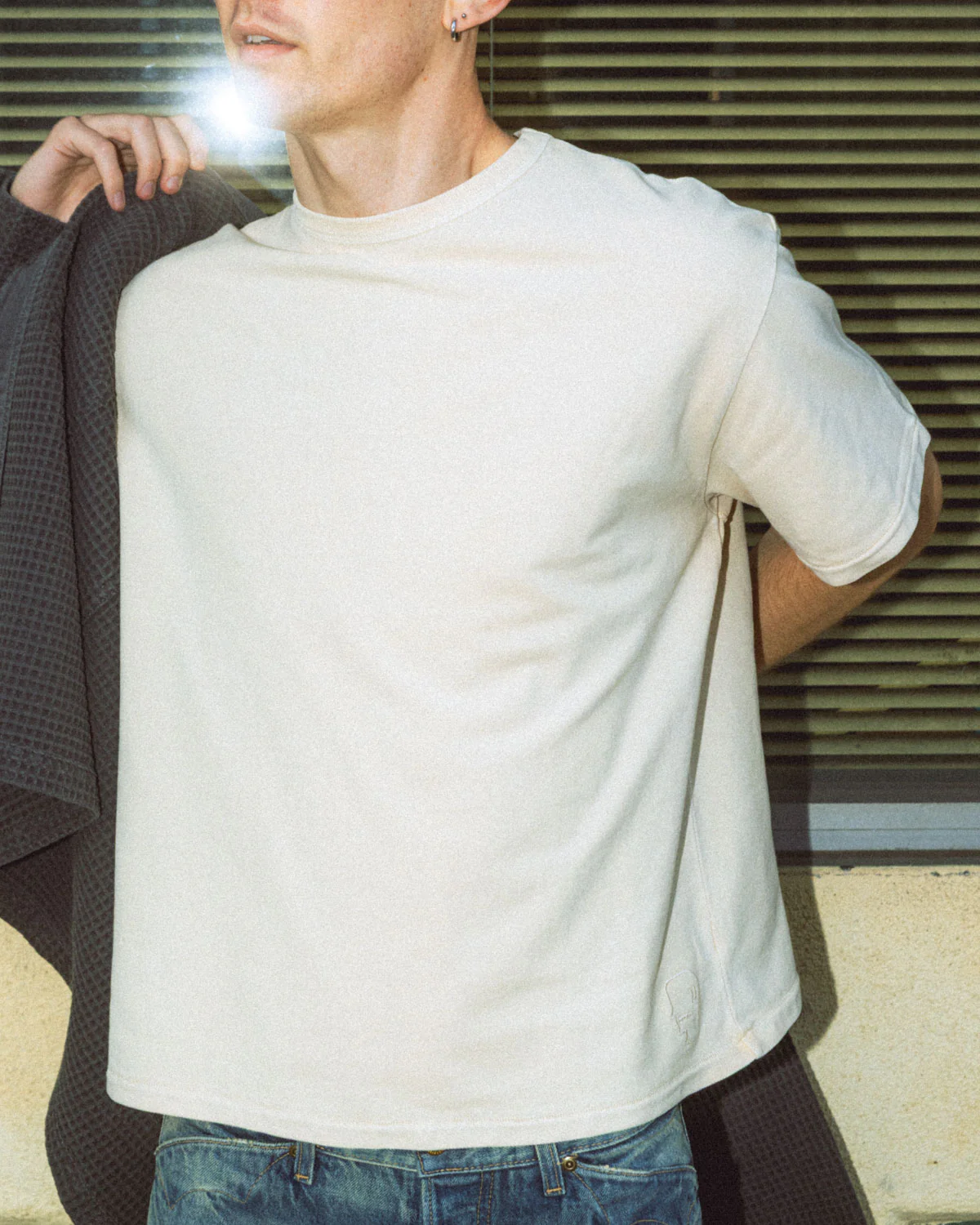 Pigment Pique T-shirt - Natural - Image 2