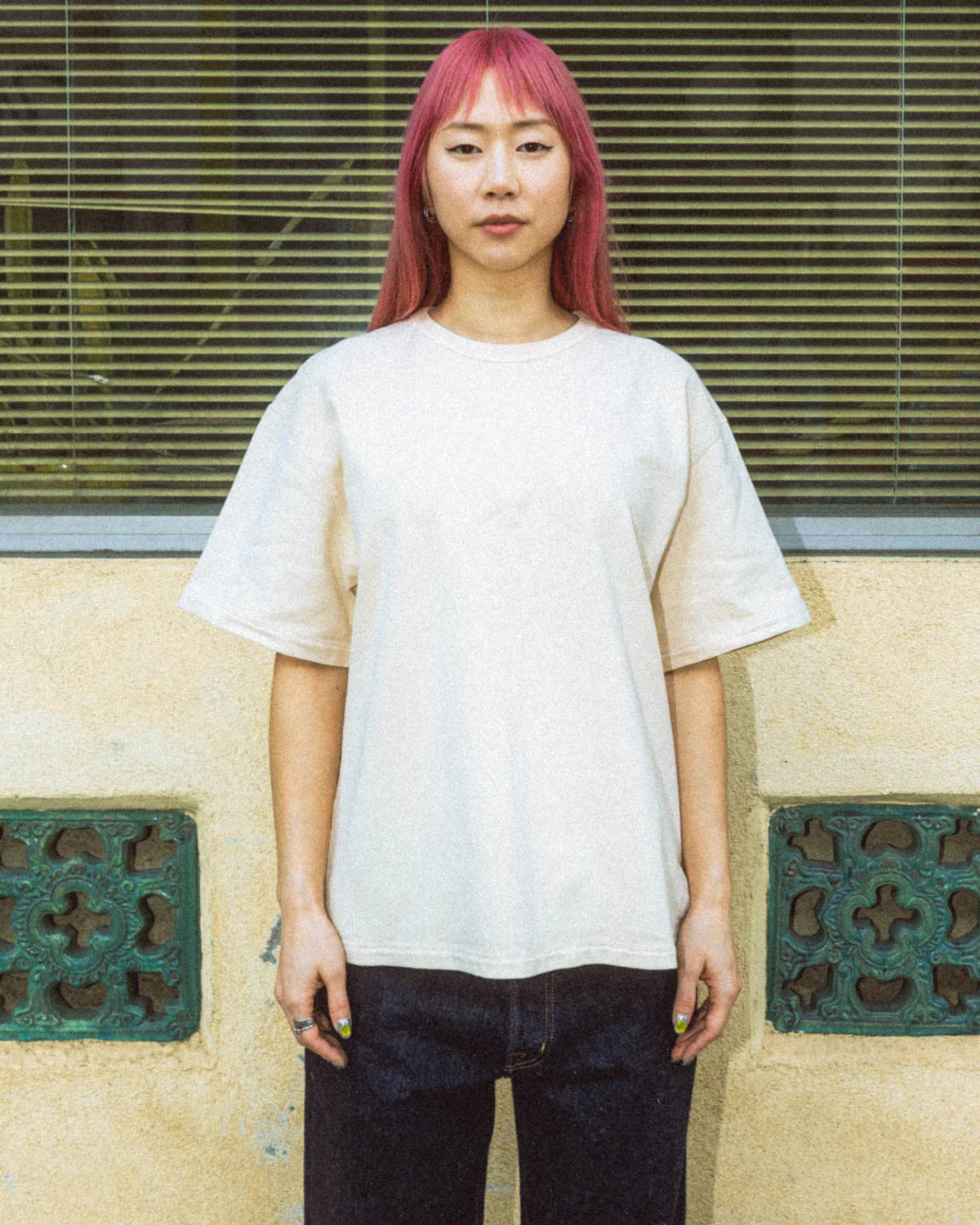 Pigment Pique T-shirt - Natural - Image 6