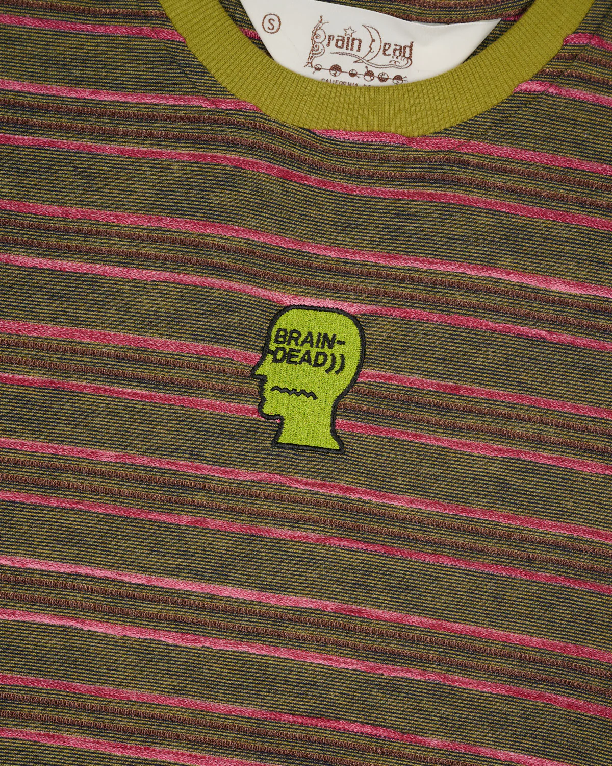 Pudu Stripe Baby T-shirt - Green Multi - Image 3