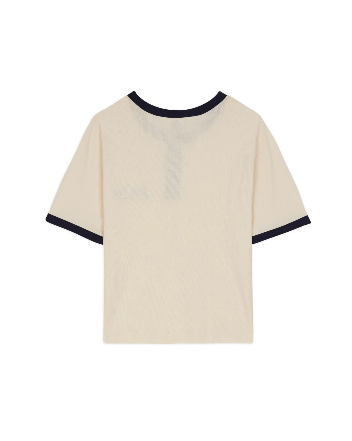 Ribbed Henley - Natural - Image 5
