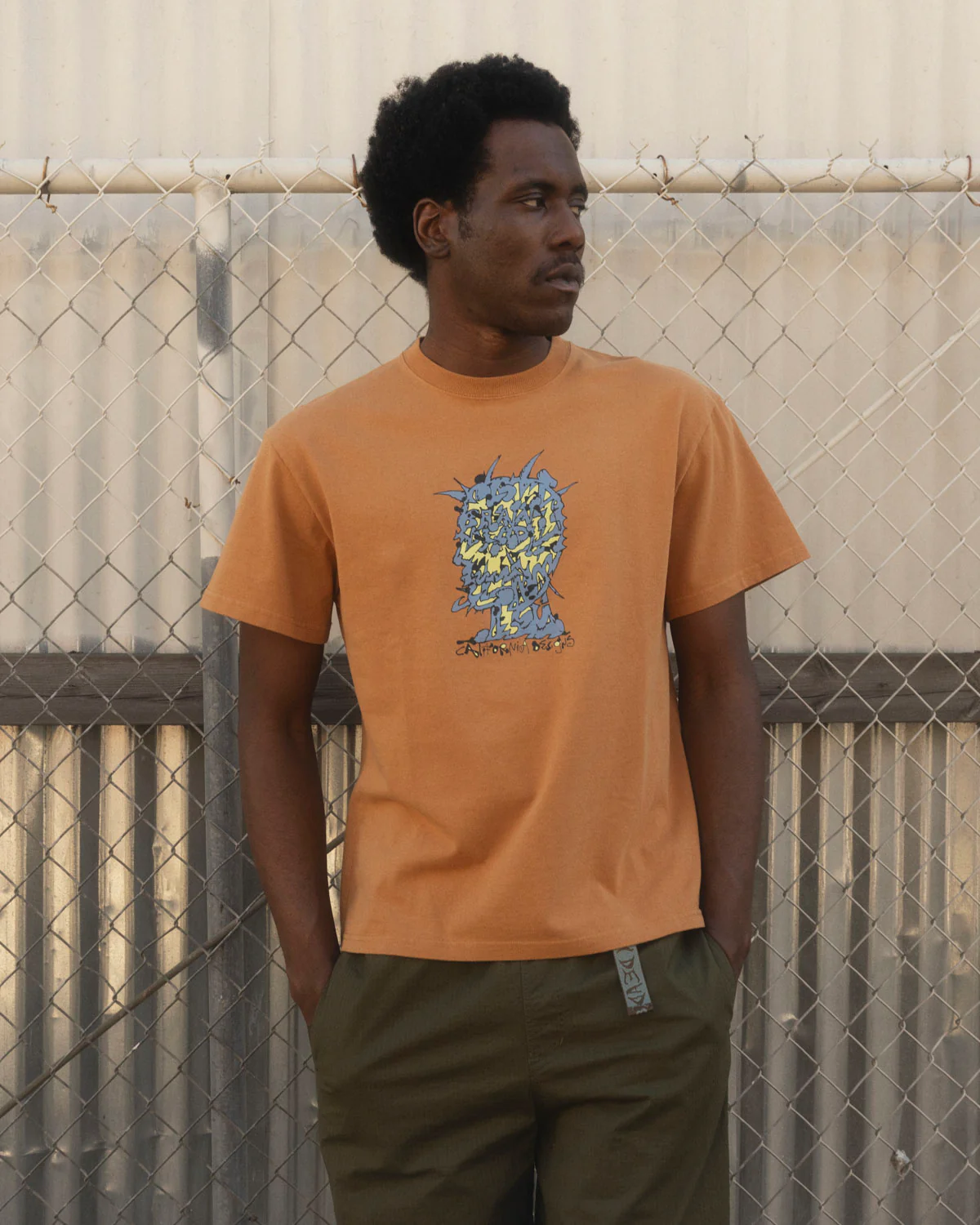 Scrambled Head T-shirt - Cumin - Image 4